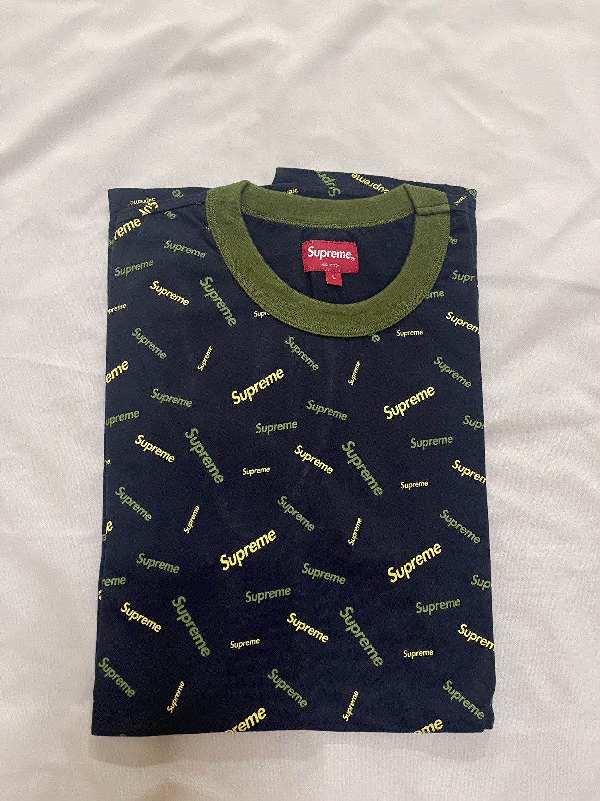 Supreme Supreme scatter ringer tee black Size US L / EU 52-54 / 3 - 3 Thumbnail