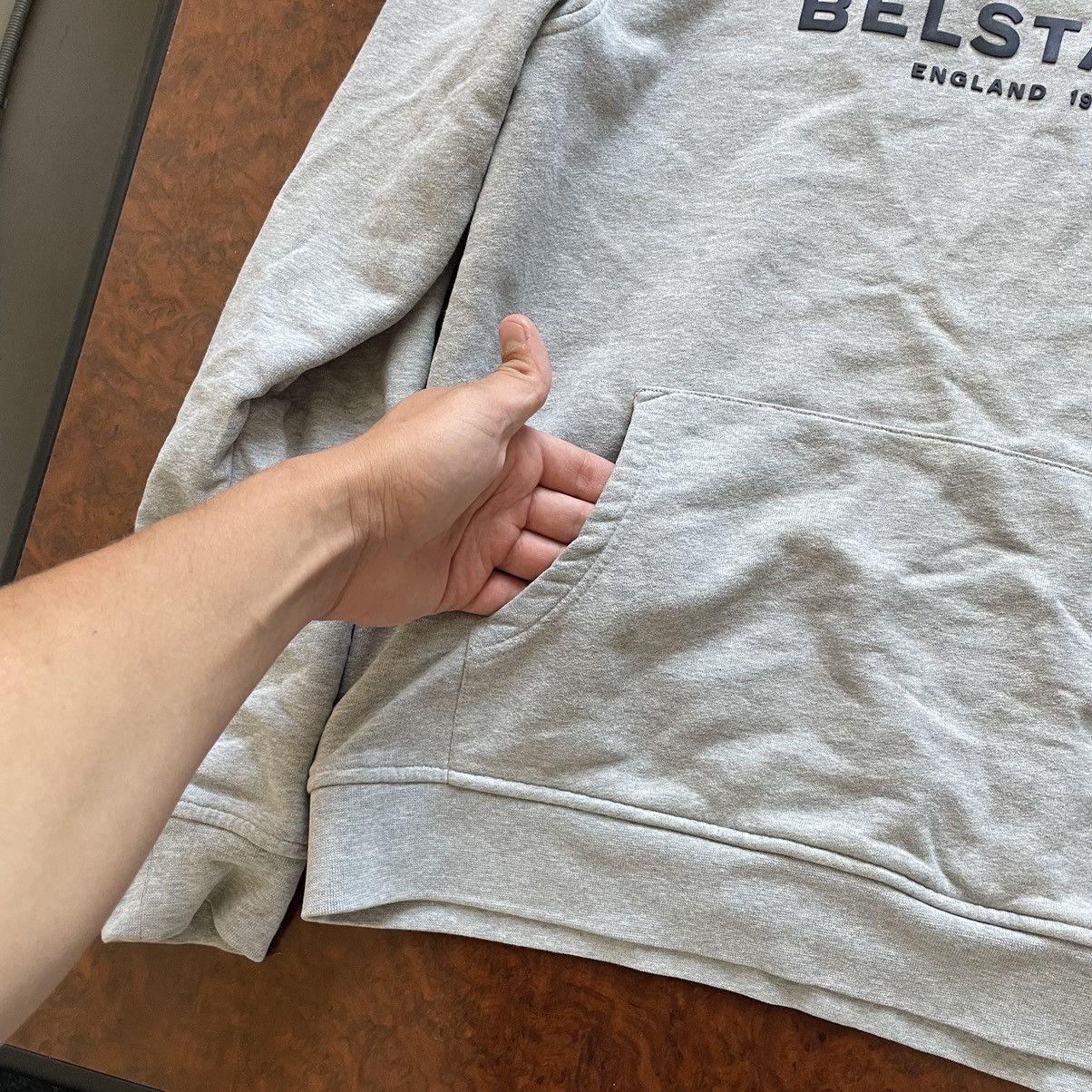 Belstaff Bellstaff moto boxy logo japan desert hooded hoodie Size US M / EU 48-50 / 2 - 5 Thumbnail