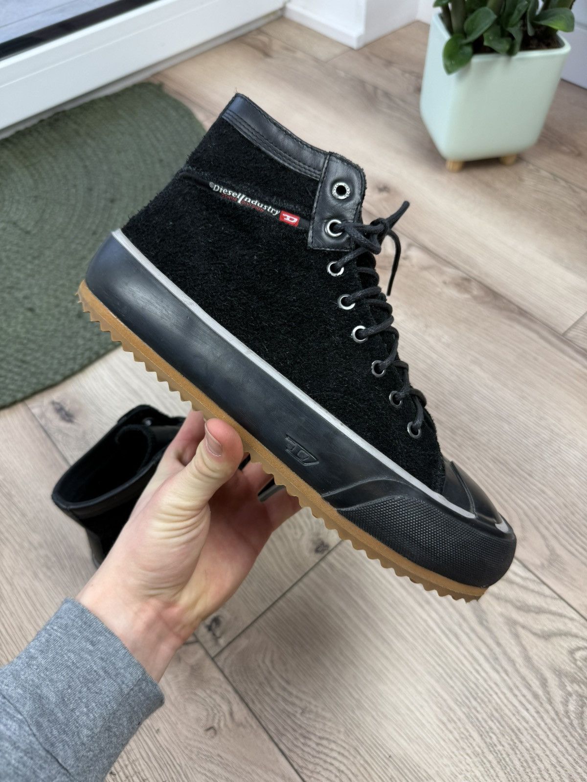 Diesel × Vintage Diesel Leather high shoes Size US 8 / EU 41 - 10 Thumbnail