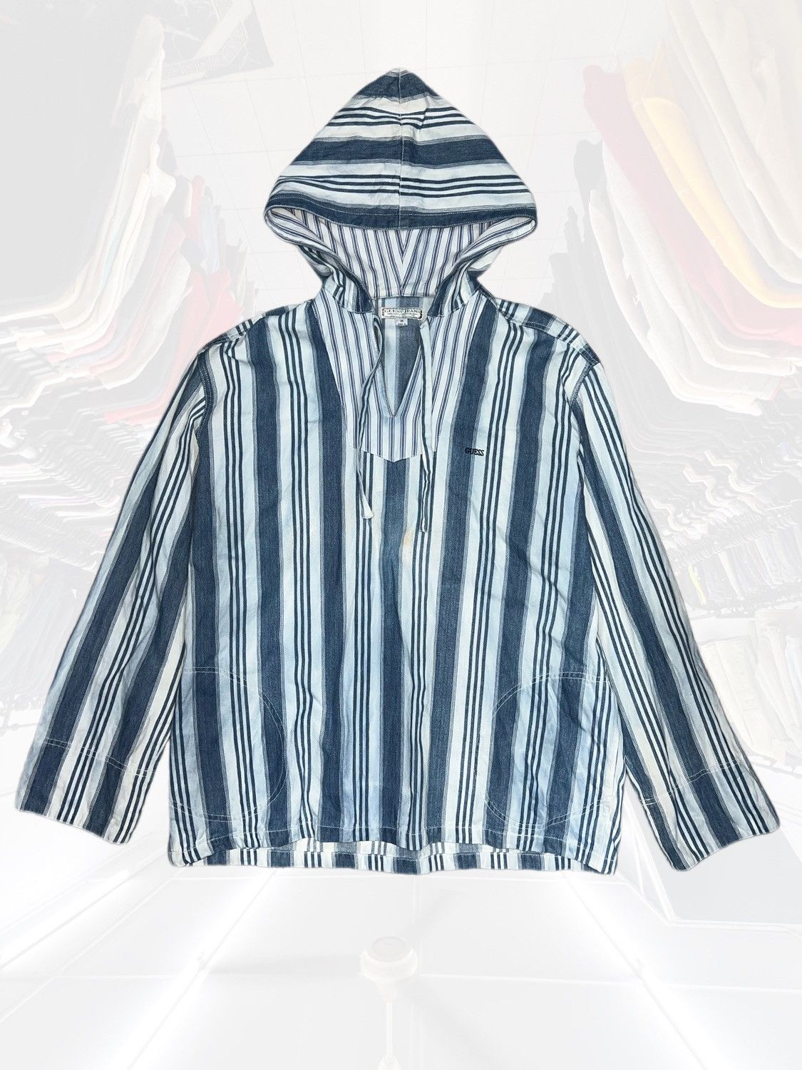 Georges Marciano × Guess × Vintage Vintage Guess USA Hoodie Jacket Size US M / EU 48-50 / 2 - 1 Thumbnail