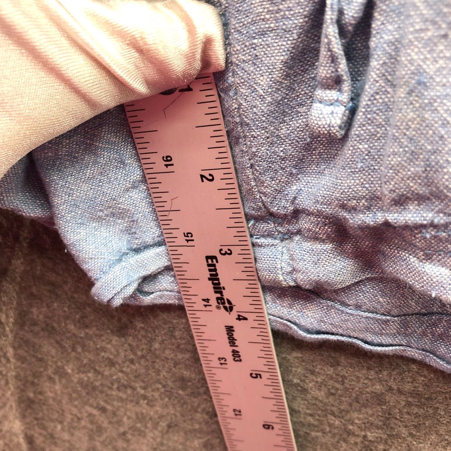 Gap Gap Linen Blend Shorts Womens M Light Blue Drawstring High Rise Relaxed Shirt? Wait. Size 32" / US 10 / IT 46 - 6 Thumbnail