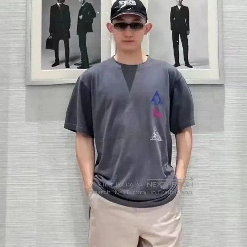 Dior Dior Gray Cotton Women's T. Size L / US 10 / IT 46 - 9 Thumbnail