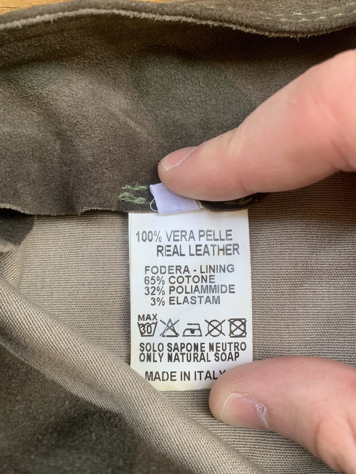 Vintage Leather Pants Italy Design