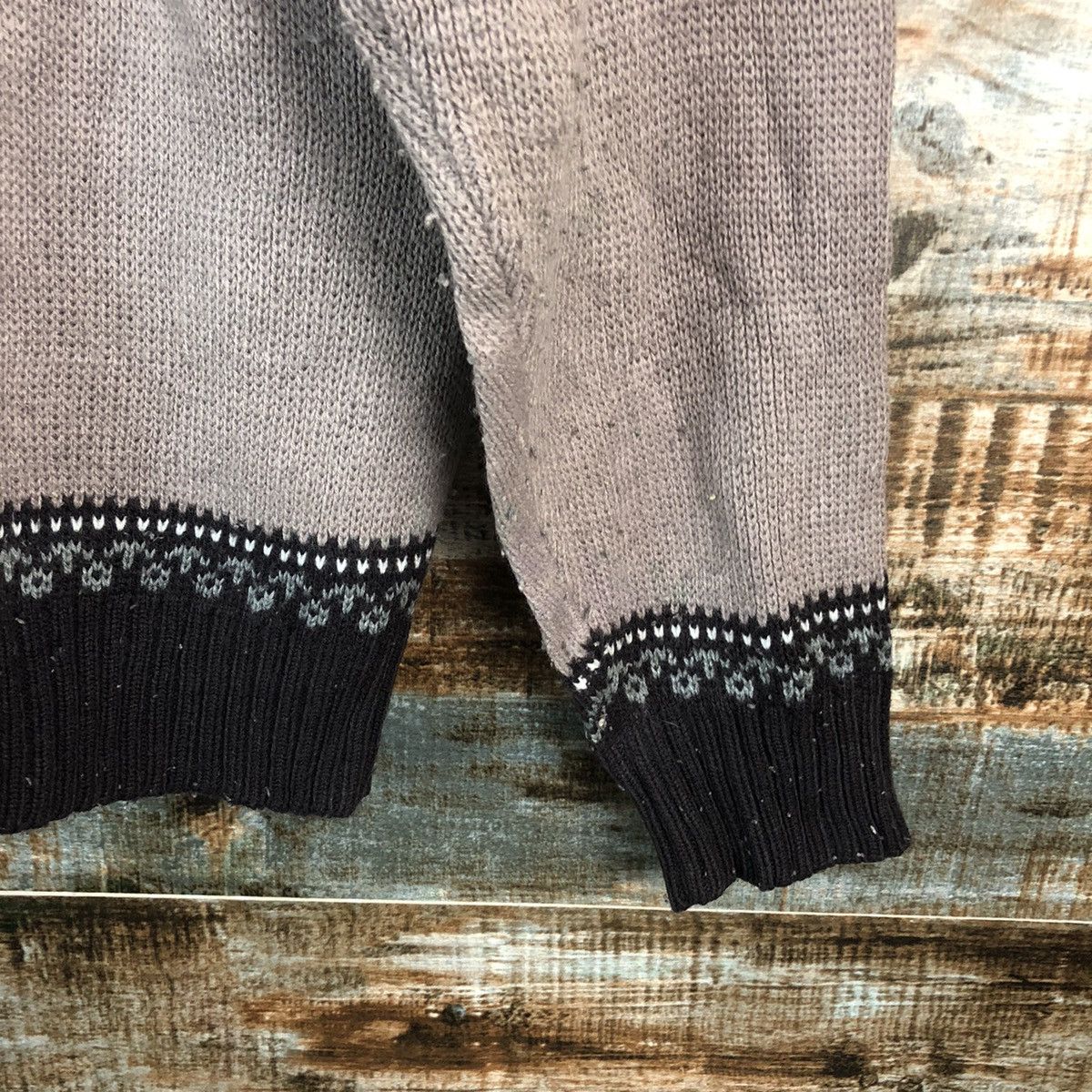 Homespun Knitwear × Japanese Brand Will Pips Brown vintage Knitwear #A2347 Size US L / EU 52-54 / 3 - 16 Thumbnail