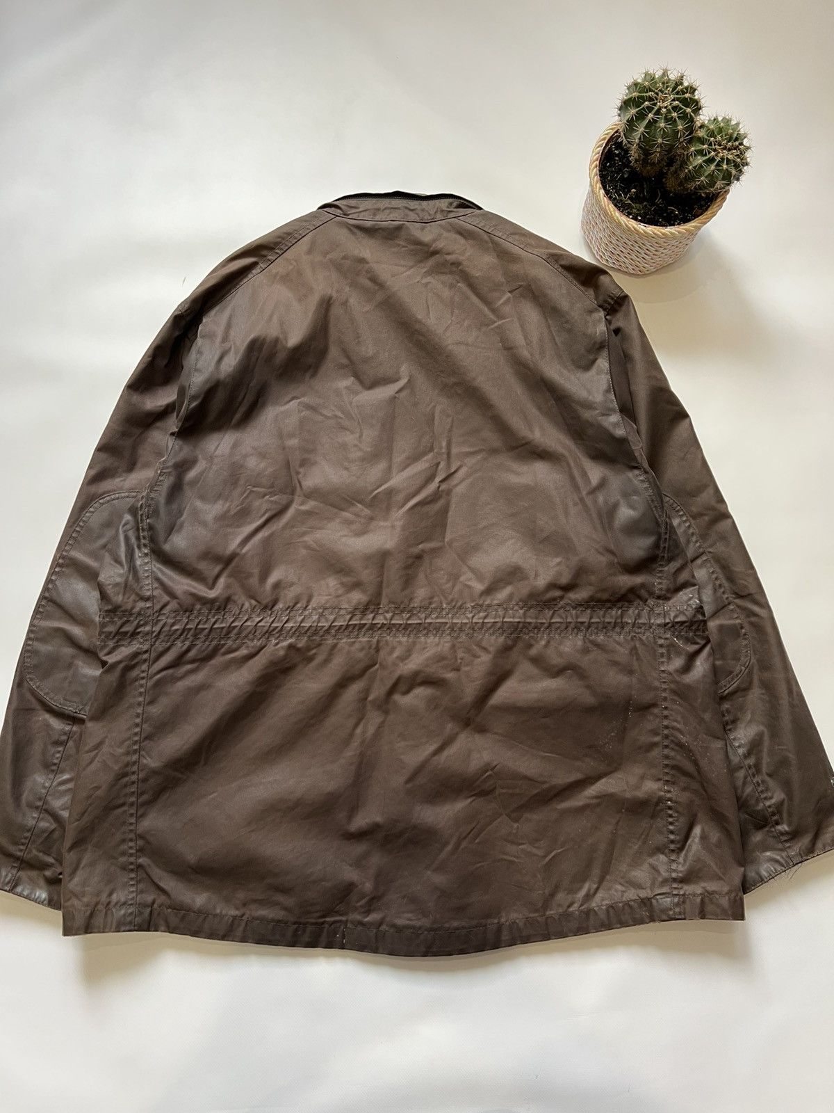 Barbour Barbour Brown Waxed Jacket Sapper Vintage Size US XL / EU 56 / 4 - 13 Thumbnail
