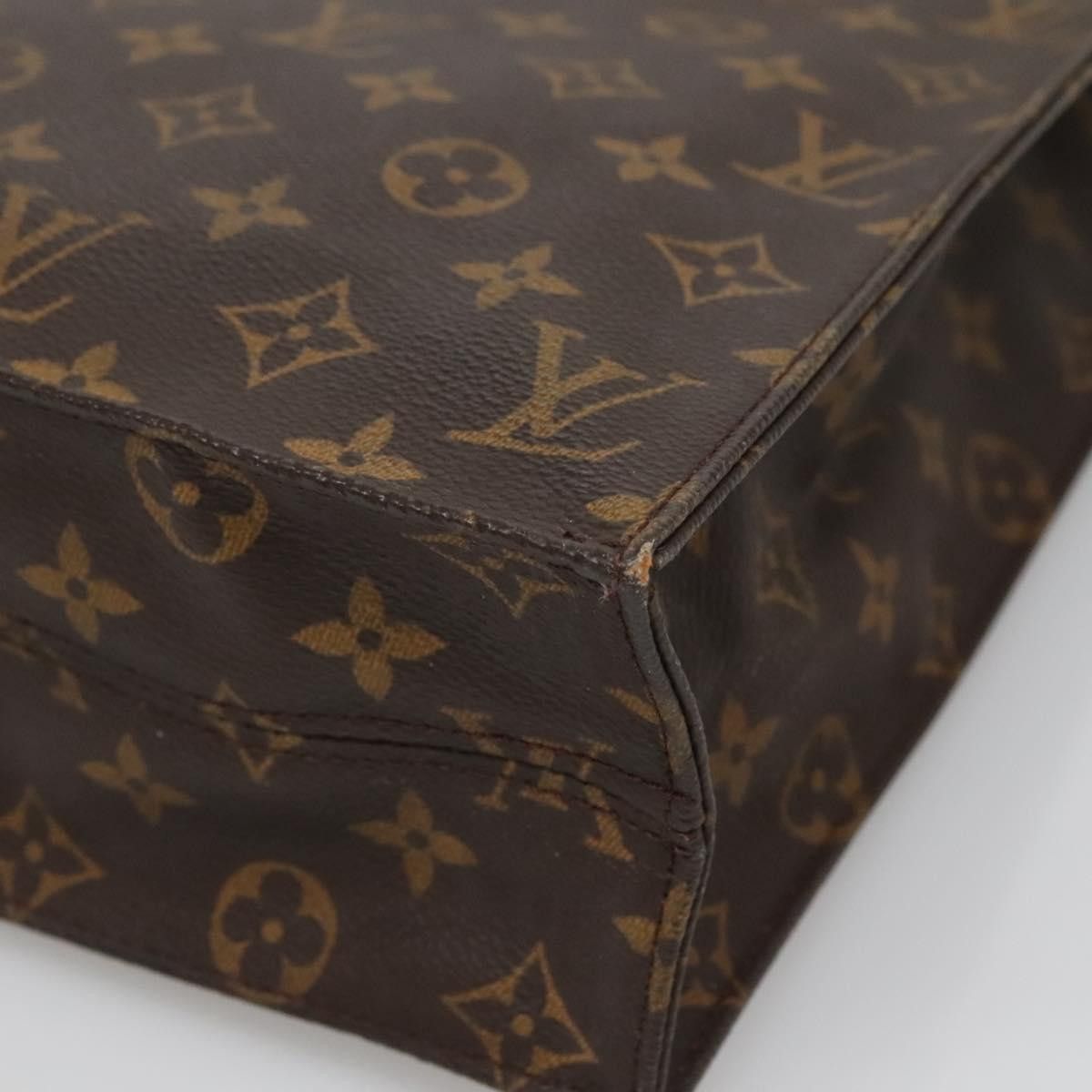 Louis Vuitton LOUIS VUITTON Monogram Sac Plat Hand Bag M51140 Size ONE SIZE - 15 Thumbnail