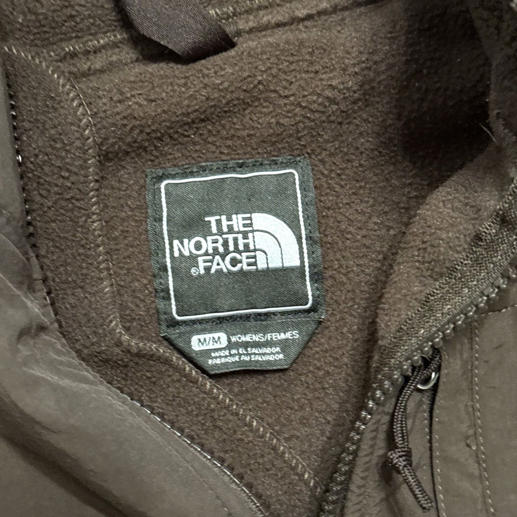 The North Face VINTAGE? NO -> No, proceed with: The North Face Denali Jacket Womens Medium Brown Hooded Fleece Polartec Stains Size M / US 6-8 / IT 42-44 - 3 Thumbnail