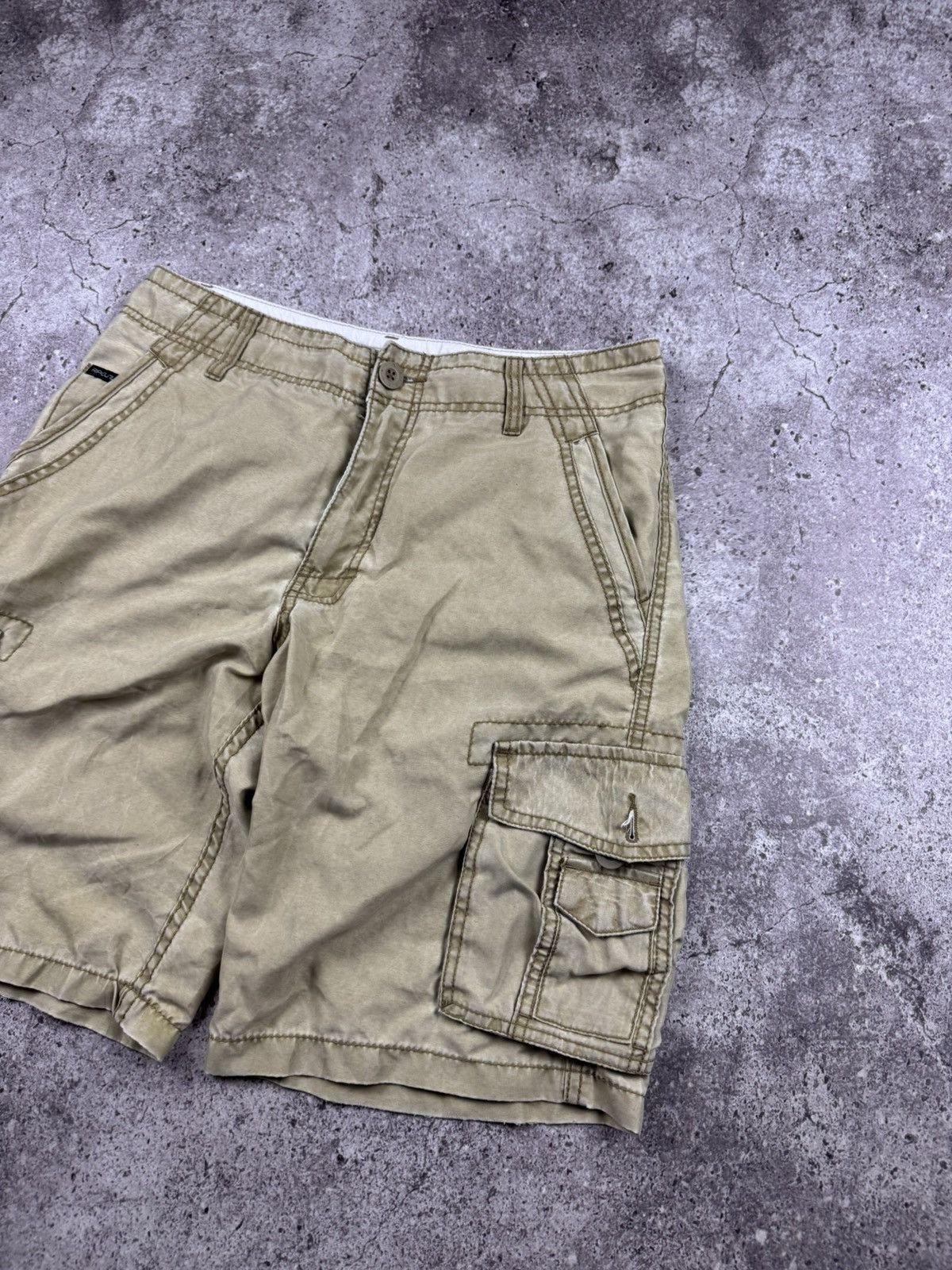 Rip Curl Vintage 00s Rip Curl Baggy Cargo Surf Shorts Y2K Surf Size US 32 / EU 48 - 2 Thumbnail
