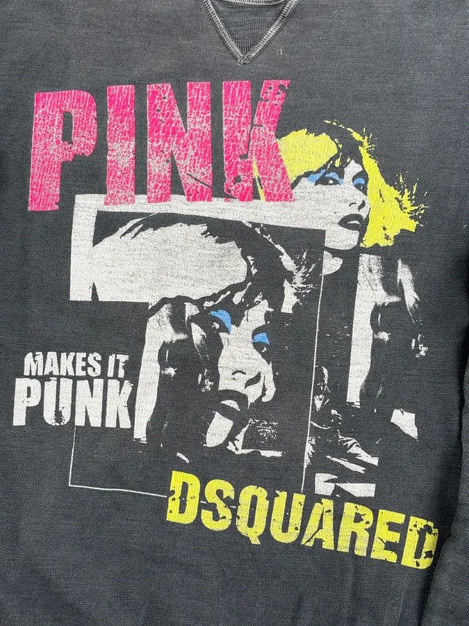 Dsquared2 AW2008 Dsquared2 Punk Grey Rock Crewneck Sweater Size US M / EU 48-50 / 2 - 7 Thumbnail