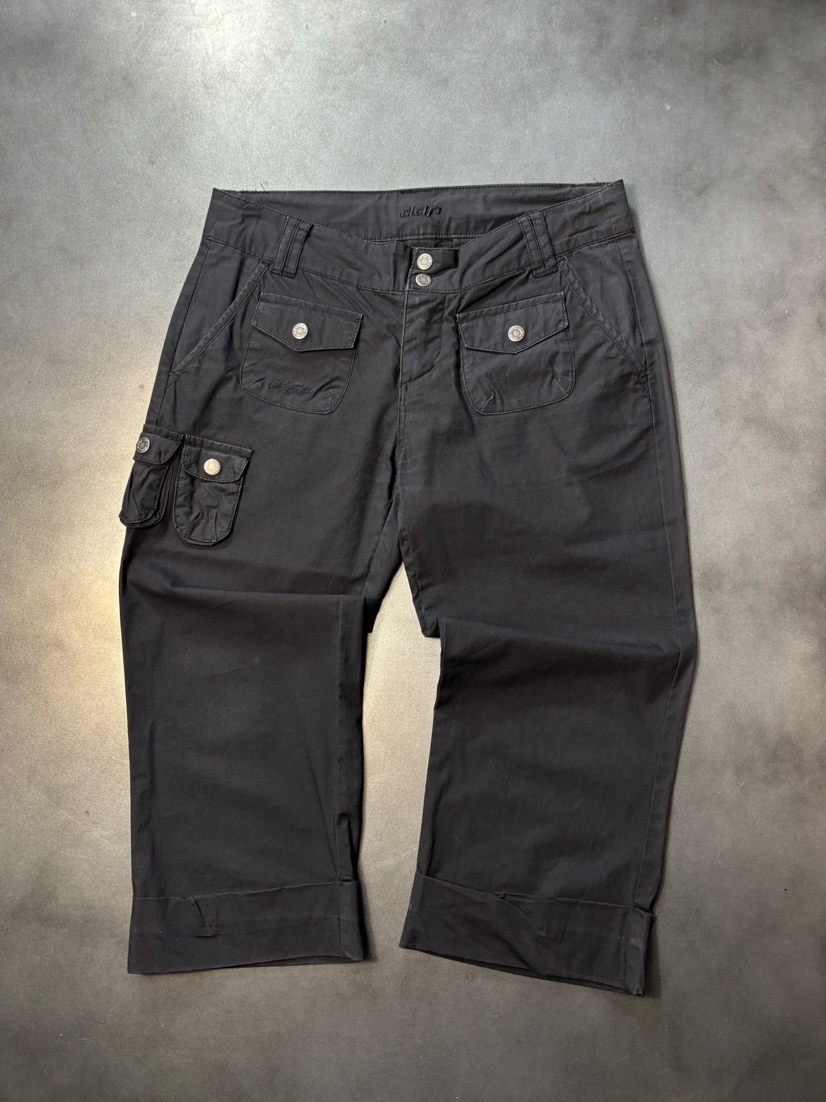 Designer × Other Y2K Capris Shorts 2000s Vintage Cargo Shorts DDP Size 29" - 3 Thumbnail