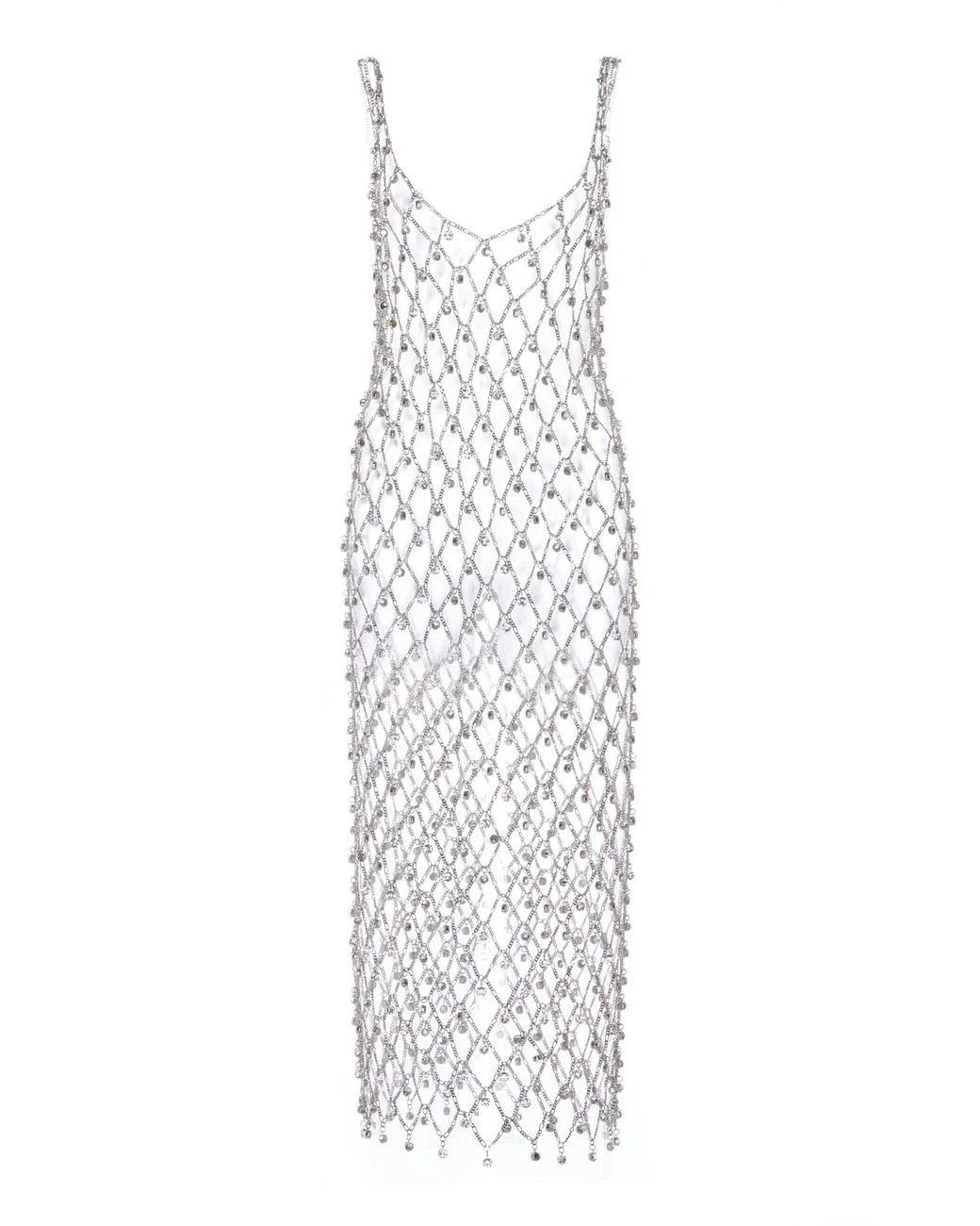 Paco Rabanne aco Rabanne Chainmail Crystal Dress Size M / US 6-8 / IT 42-44 - 1 Thumbnail