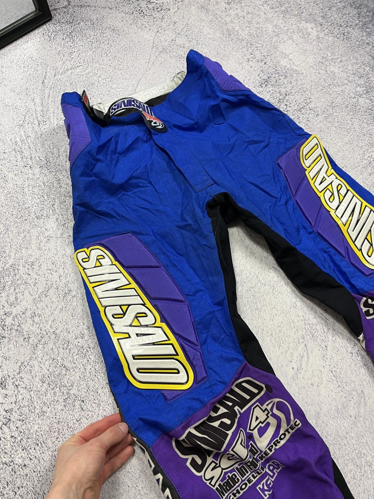 Sports Specialties Sinisalo Racewear Omni-Fit System Kevlar Motocross VMX Pants Size US 38 / EU 54 - 6 Thumbnail