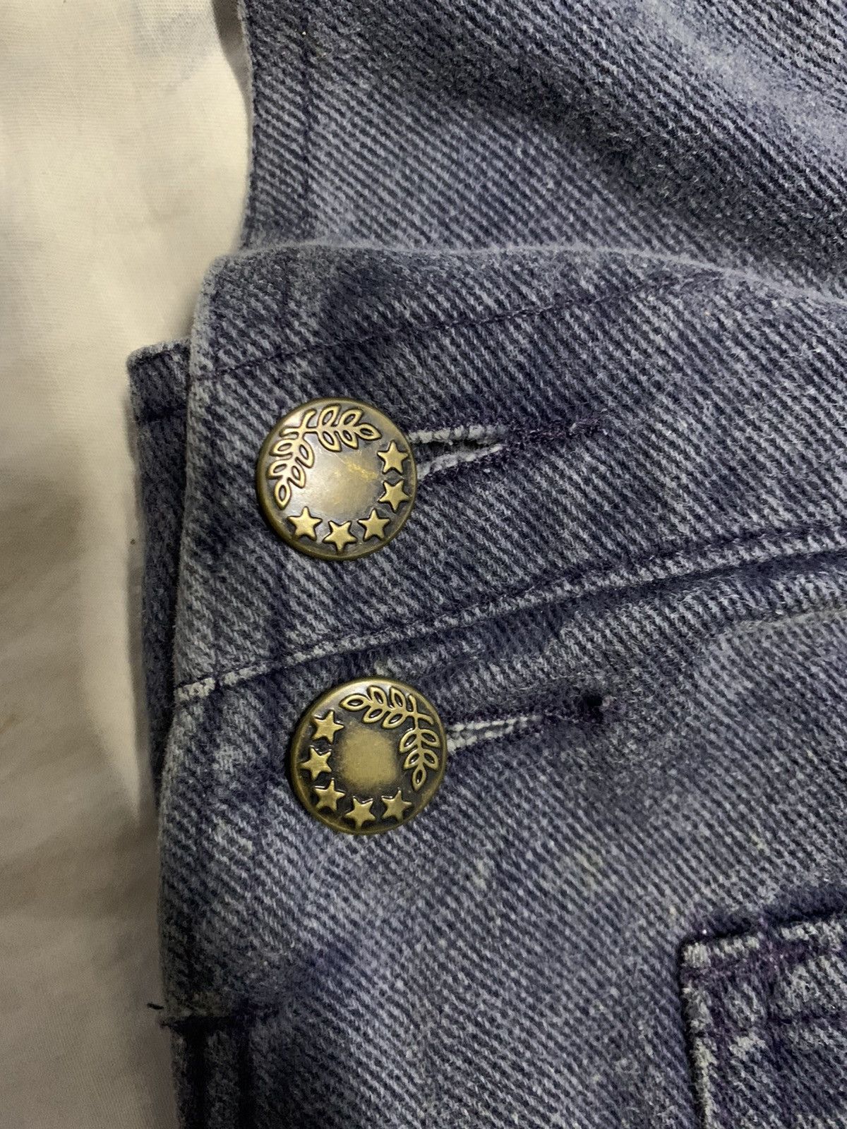 Warehouse Vintage Japanese Brand Limited Edition Faded Denim Overalls Size 31" - 8 Thumbnail