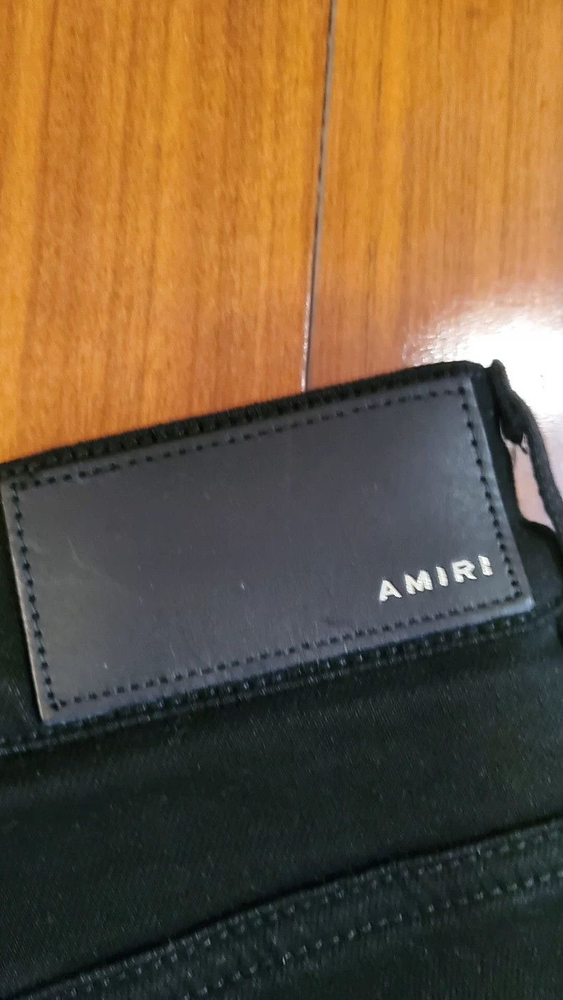 Amiri Amiri mx1 pure black denim Size US 31 - 3 Thumbnail