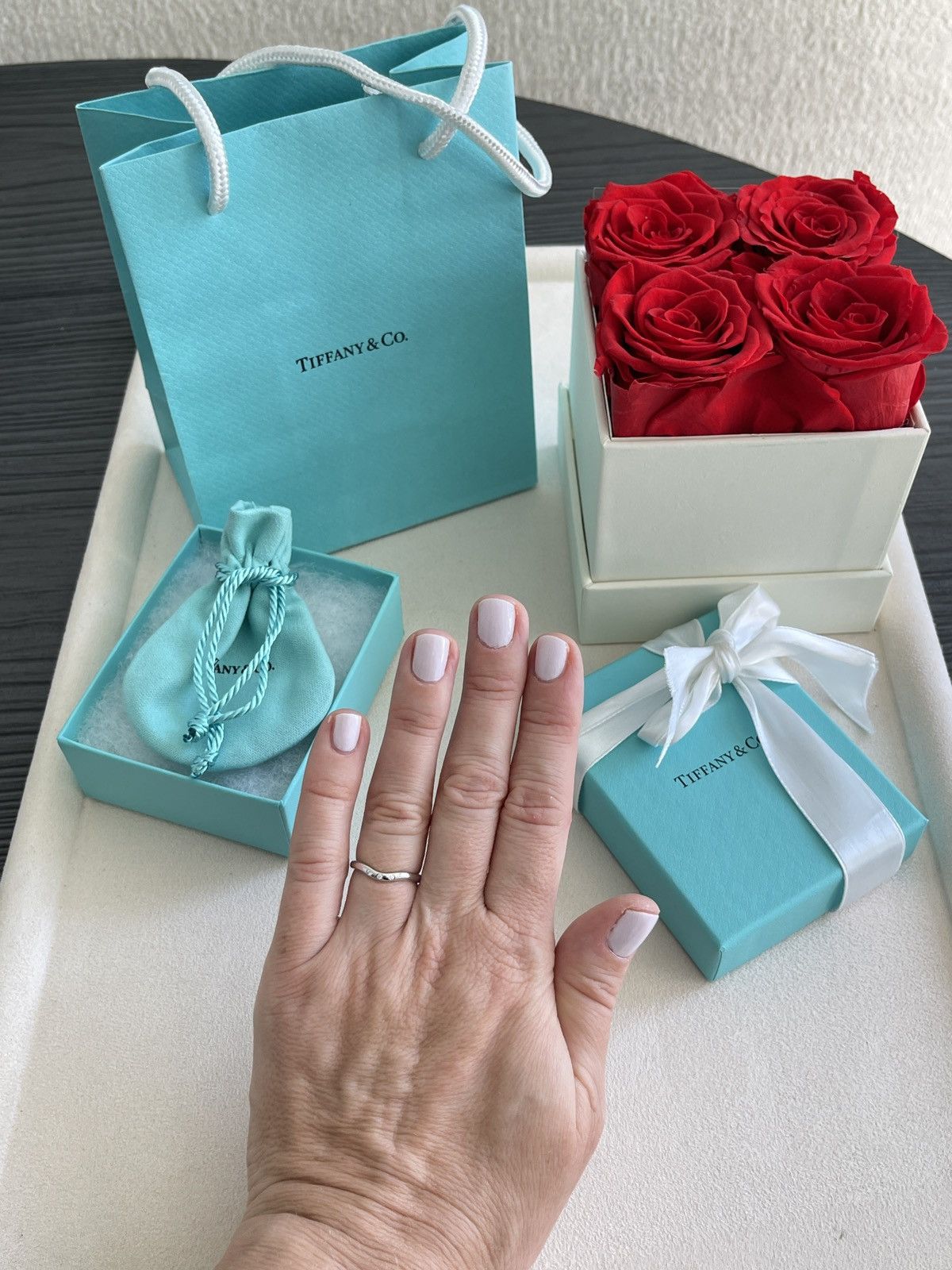 Tiffany & Co. Tiffany & Co. Elsa Peretti Curved Band WG 3 Dia 4.5 $1500 Size ONE SIZE - 1 Thumbnail