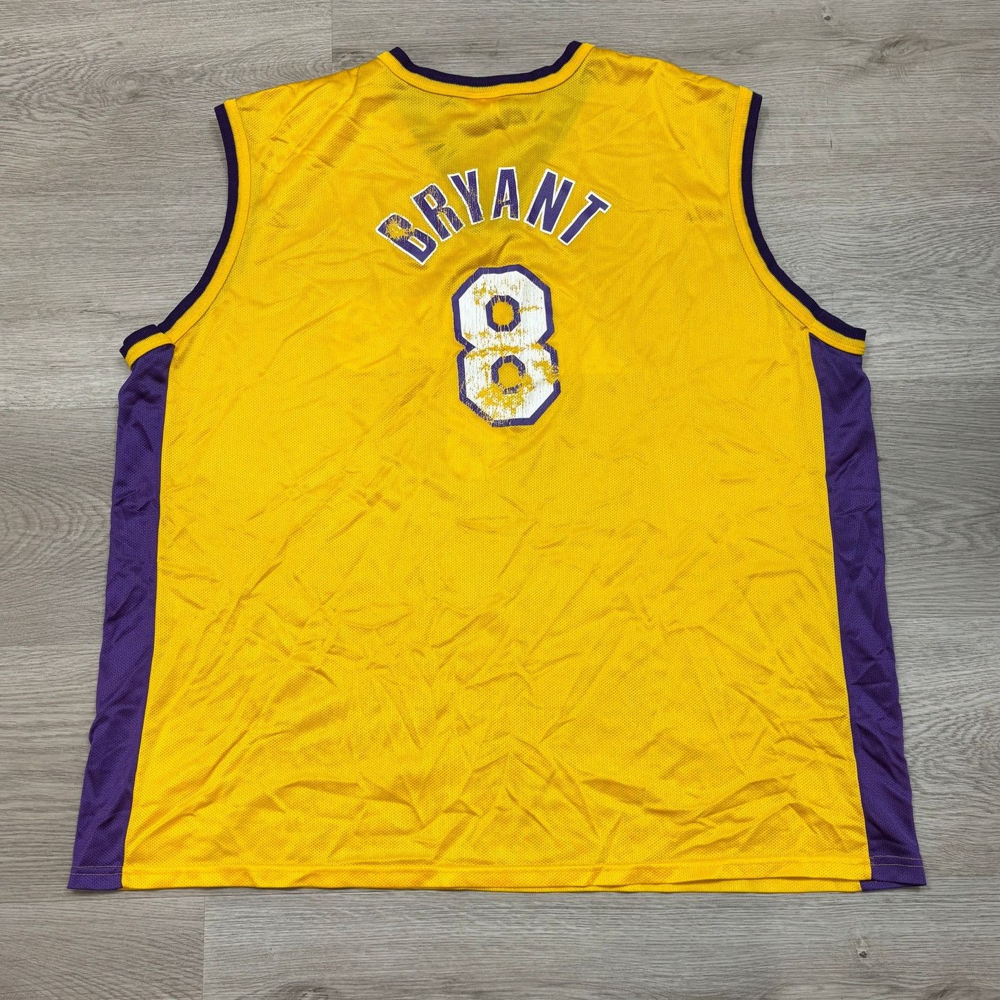Champion × NBA × Vintage Vintage Champion LA Lakers Kobe Bryant #8 NBA Jersey Mens 52 Size US XXL / EU 58 / 5 - 4 Thumbnail