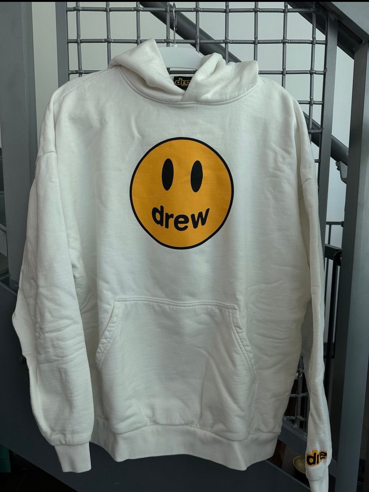 Drew House Drew House White Smiley Face Oversized Hoodie Size US M / EU 48-50 / 2 - 1 Thumbnail