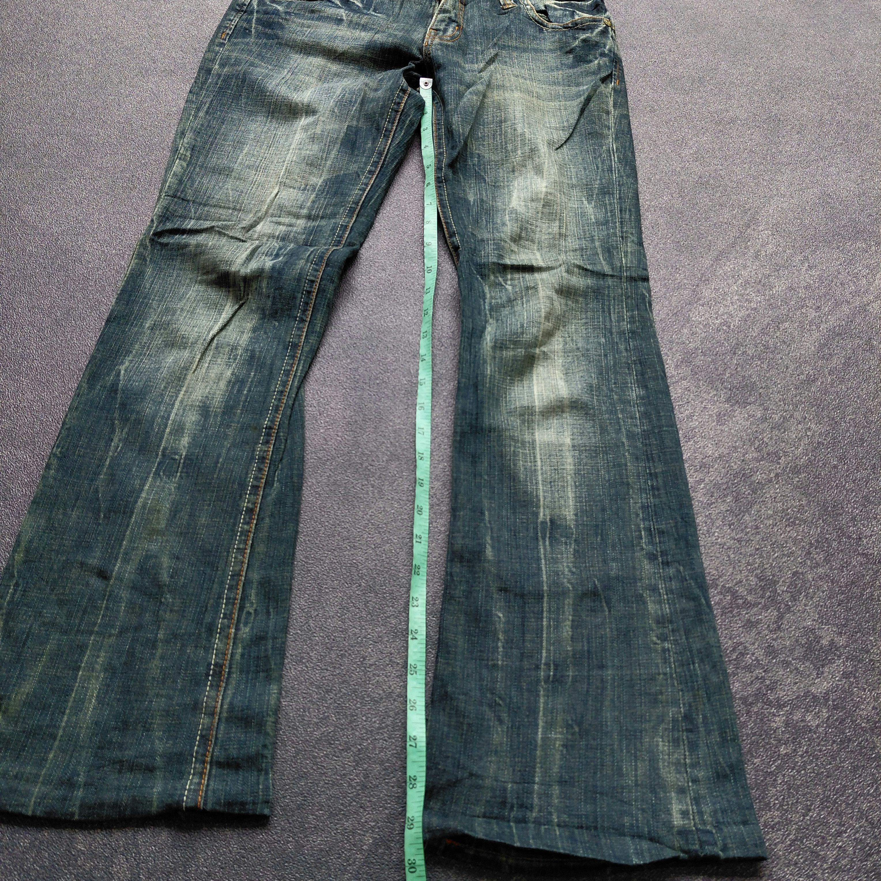 Tornado Mart Vintage Y2K Orrin Denim Flare Pants Size US 30 / EU 46 - 10 Thumbnail