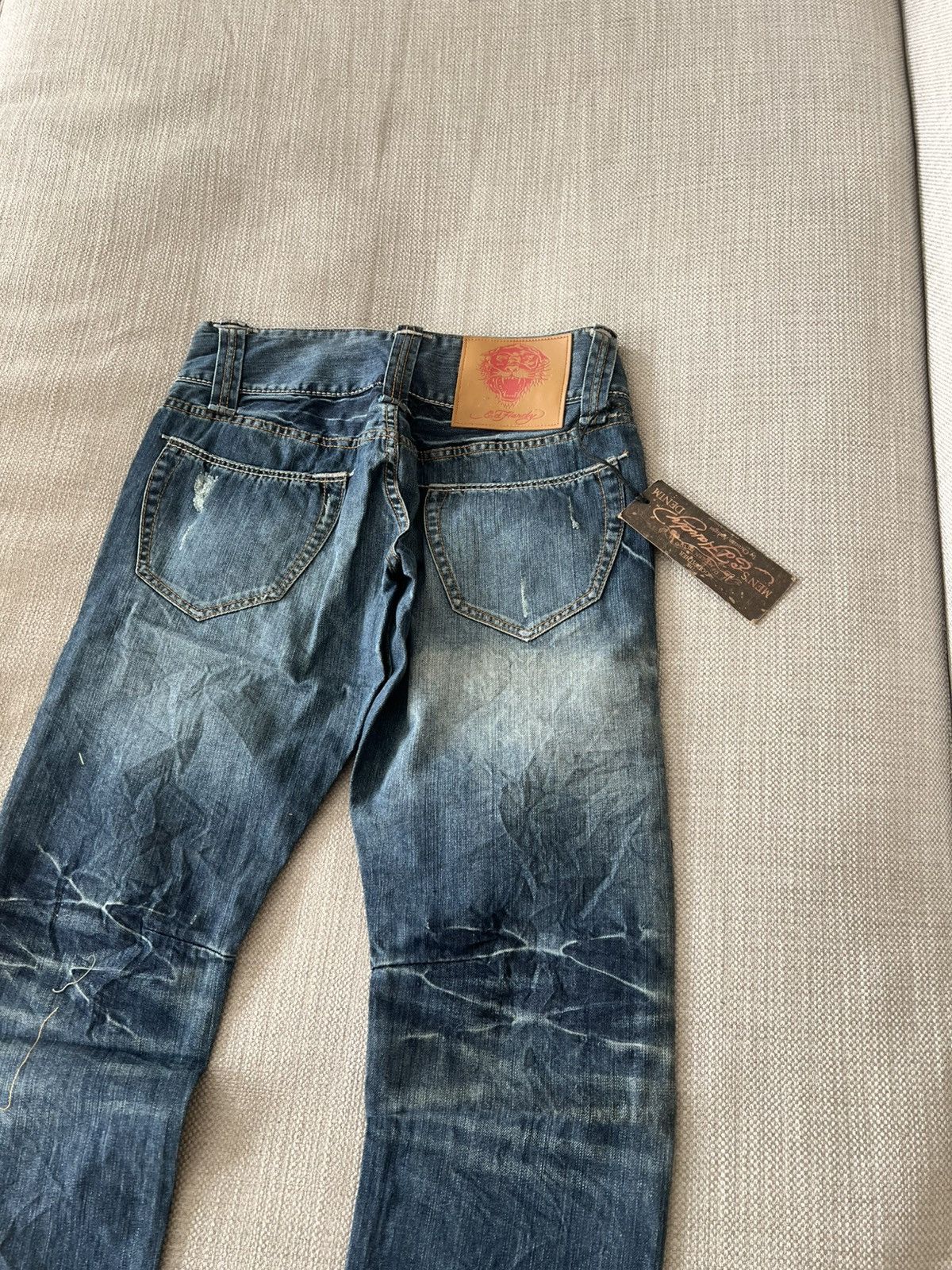 Ed Hardy Vintage Ed Hardy Tiger Denim Jeans Y2K by Christian Audigier Size US 32 / EU 48 - 16 Thumbnail