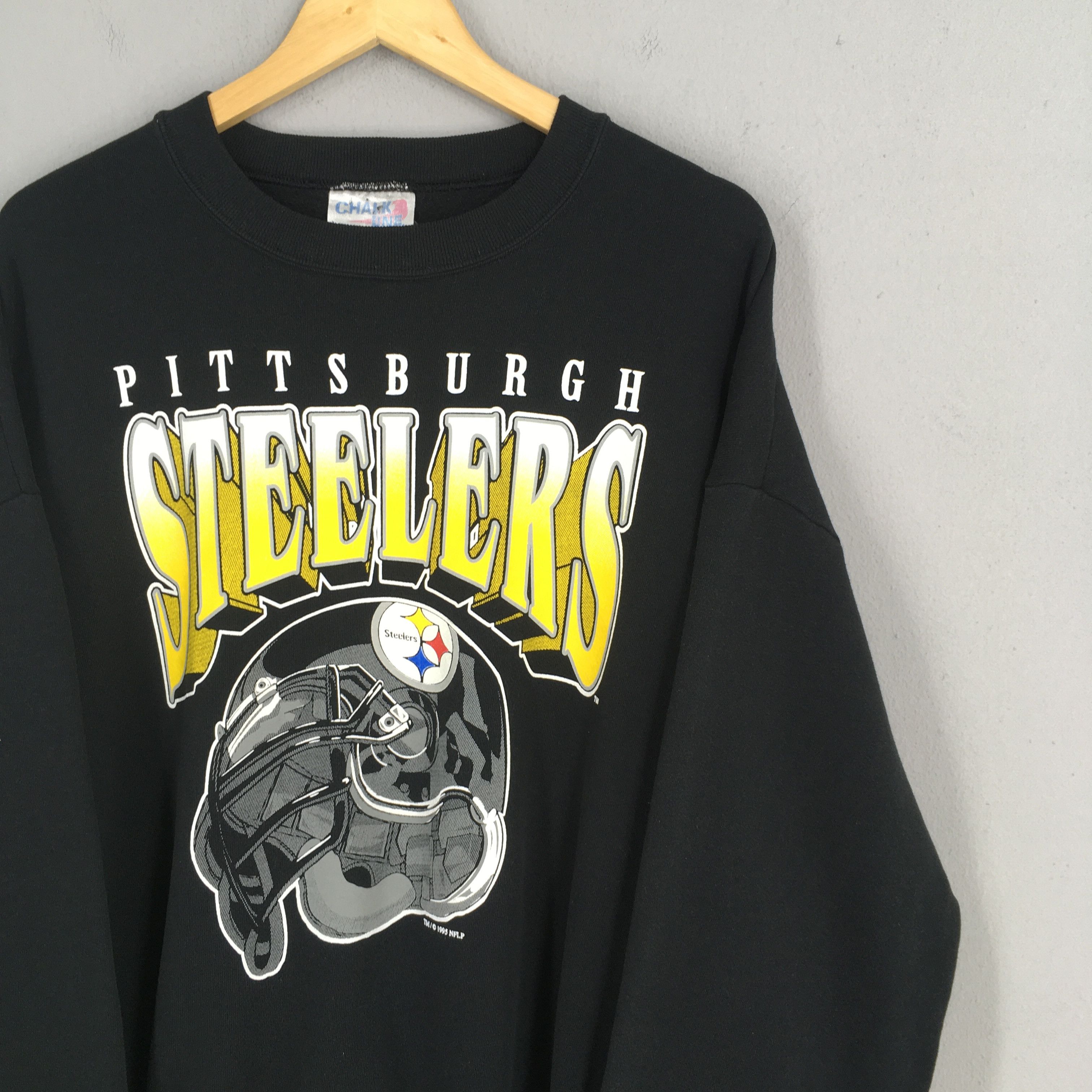 NFL Vintage Pittsburgh Steelers NFL Rugby Sweater XLarge Size US XL / EU 56 / 4 - 2 Thumbnail