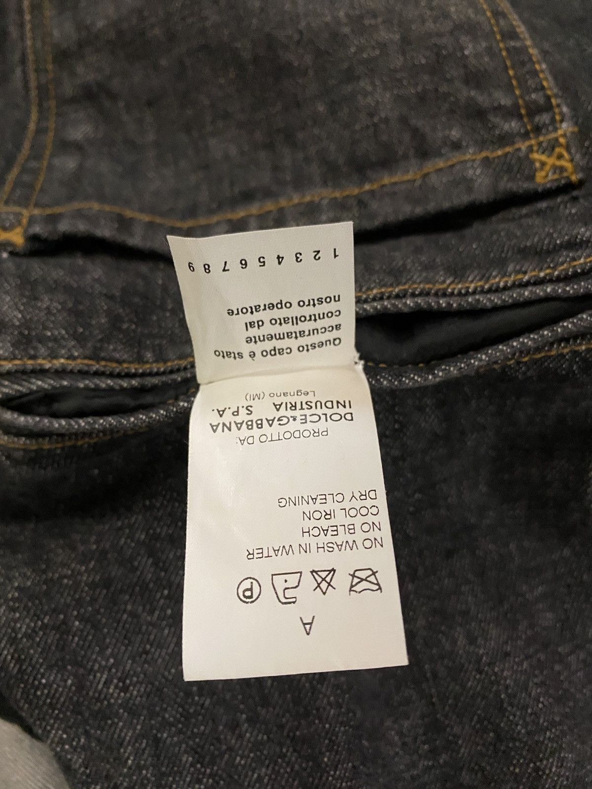 Dolce & Gabbana Dolce and Gabbana 🇮🇹 blue indigo denim D6AK jacket 54 VGC Size 44R - 14 Thumbnail