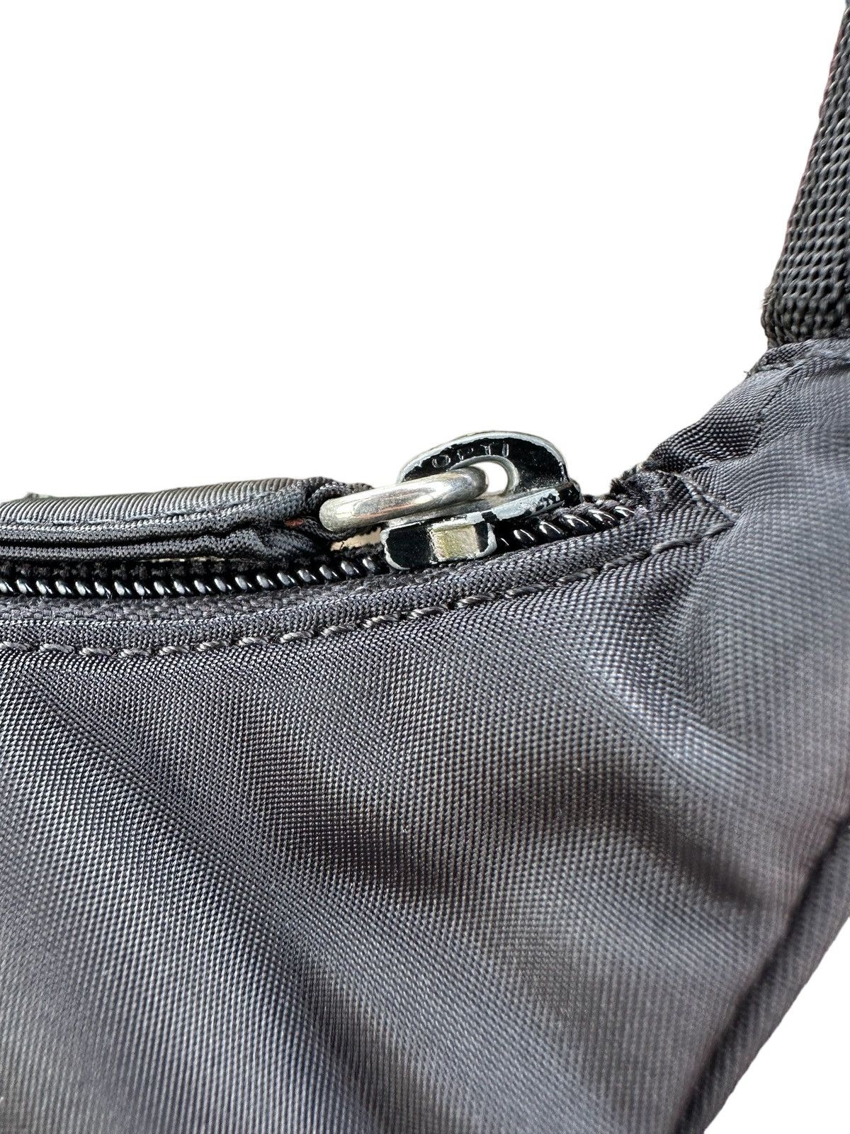 Prada AUTHENTIC PRADA MINI BLACK NYLON HOBO BAG Size ONE SIZE - 12 Thumbnail