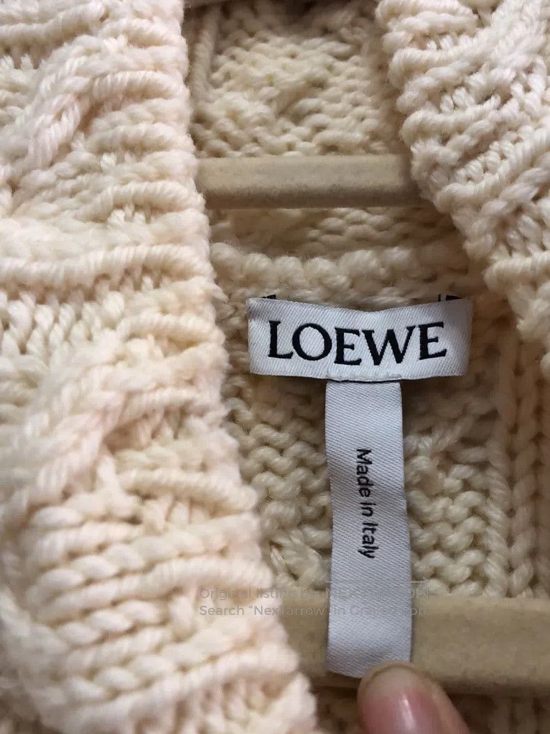 Loewe Loewe Cable knit wool sweater dress Size M / US 6-8 / IT 42-44 - 3 Thumbnail