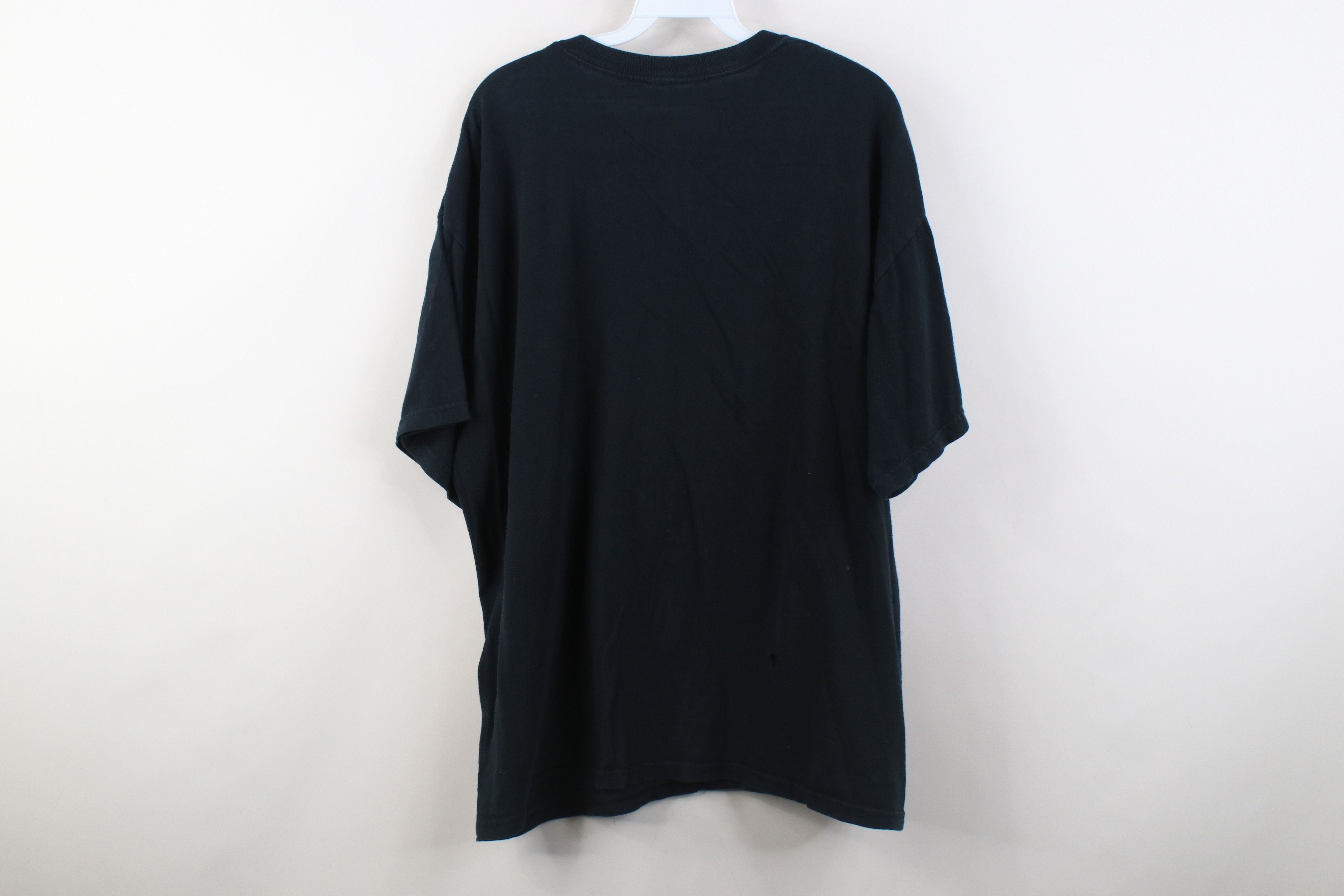 Vintage Vintage 90s Y2K Streetwear Blank Short Sleeve T-Shirt Black Size US XL / EU 56 / 4 - 14 Thumbnail