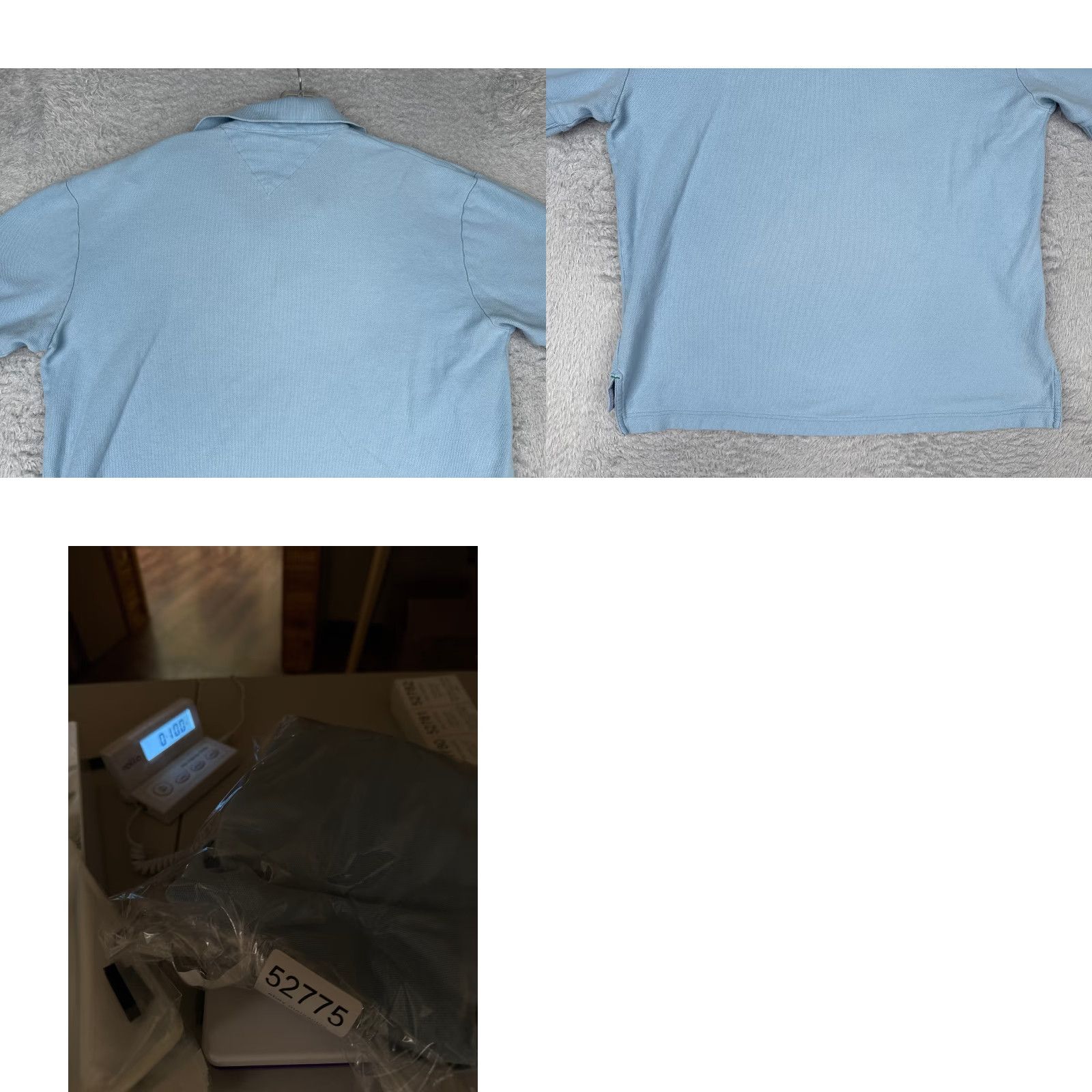 Tommy Hilfiger Tommy Hilfiger Shirt Men Large Blue 100% Cotton Short Sleeve Golf Size US L / EU 52-54 / 3 - 9 Thumbnail