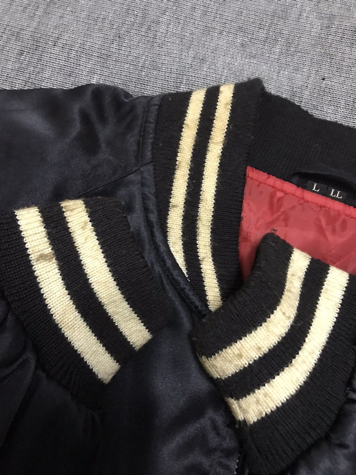 Japanese Brand × Vintage Vintage Souvenir Sukajan Black Dragon Size US L / EU 52-54 / 3 - 15 Thumbnail