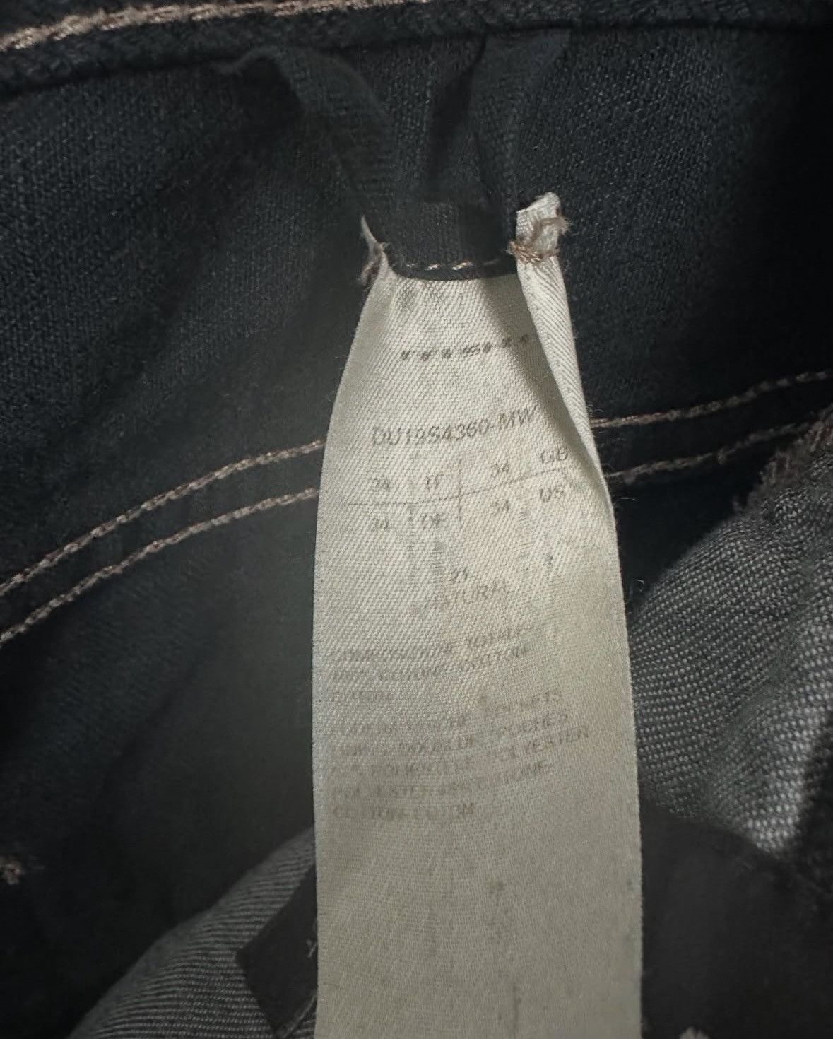 Rick Owens Drkshdw DRKSHDW Dyed Torrence Cut Denim Size US 34 / EU 50 - 6 Thumbnail