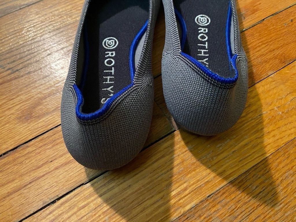 Rothy's Rothy’s The Point II Gray with blue halo size 9 Size US 9 / IT 39 - 3 Thumbnail