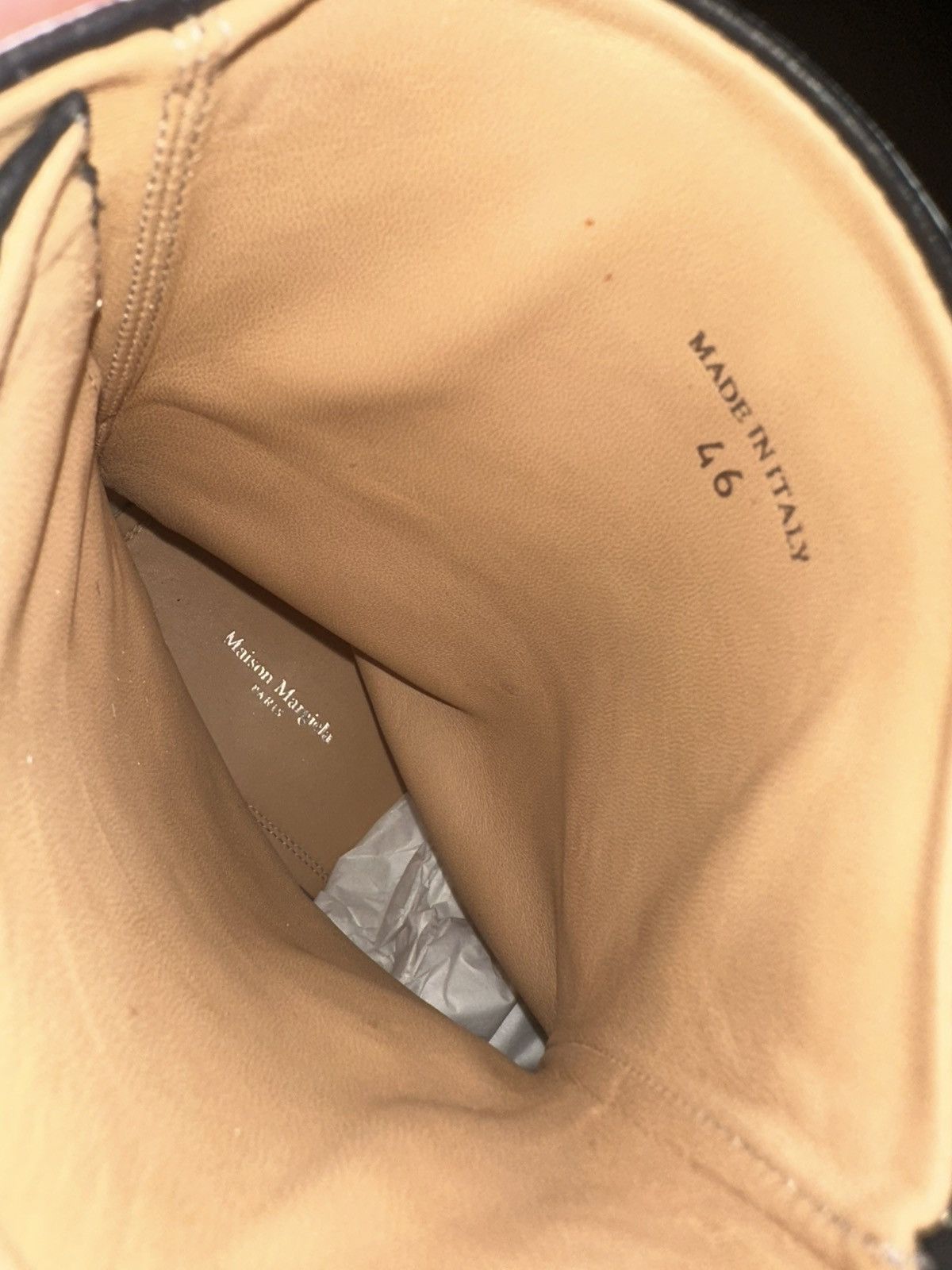 Maison Margiela FINAL DROP SSENSE EXCLUSIVE Painted Tabi Boots Size US 13 / EU 46 - 15 Thumbnail