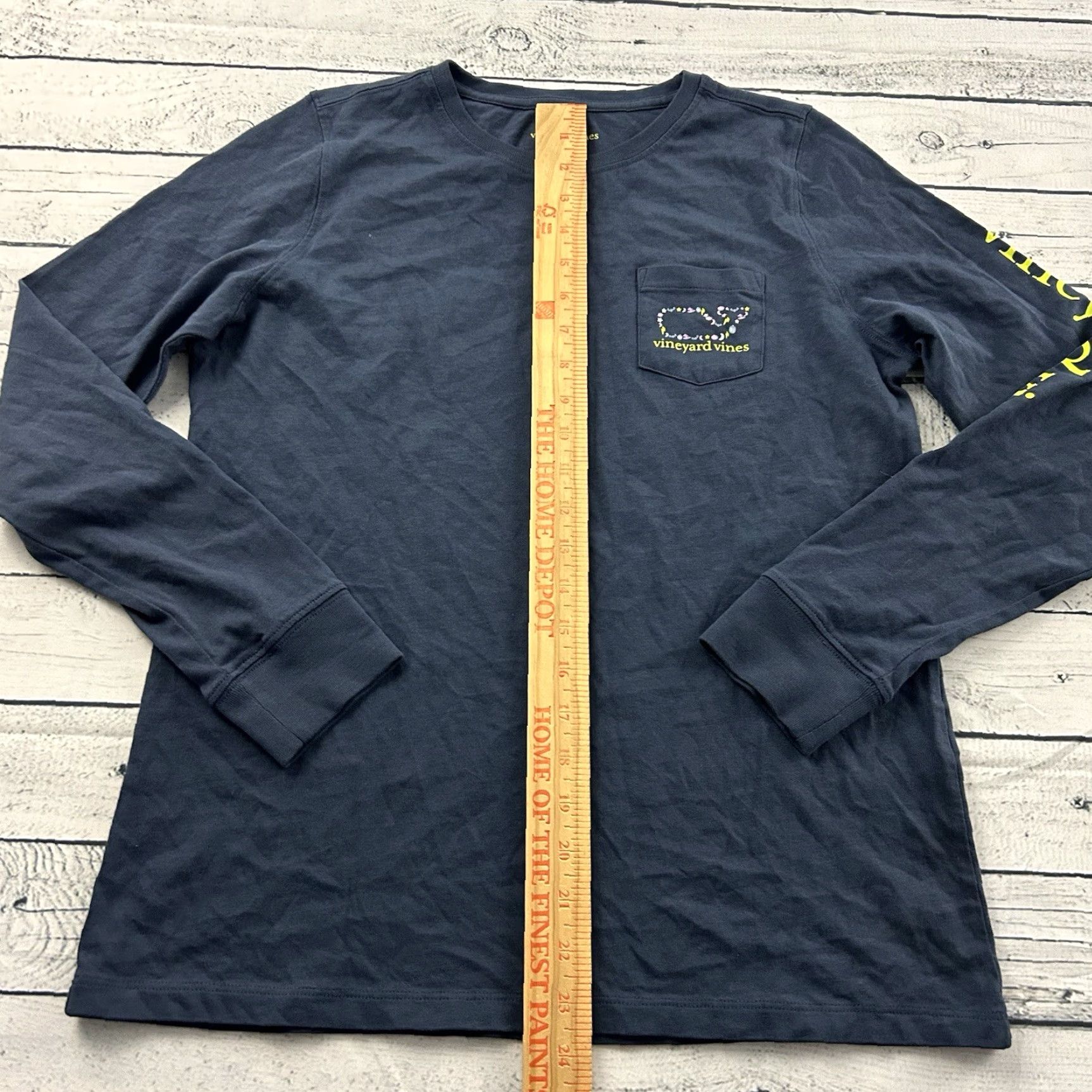 Vineyard Vines Vineyard Vines Halloween Long Sleeve Pocket T Shirt Men's Small Blue Size US S / EU 44-46 / 1 - 4 Thumbnail