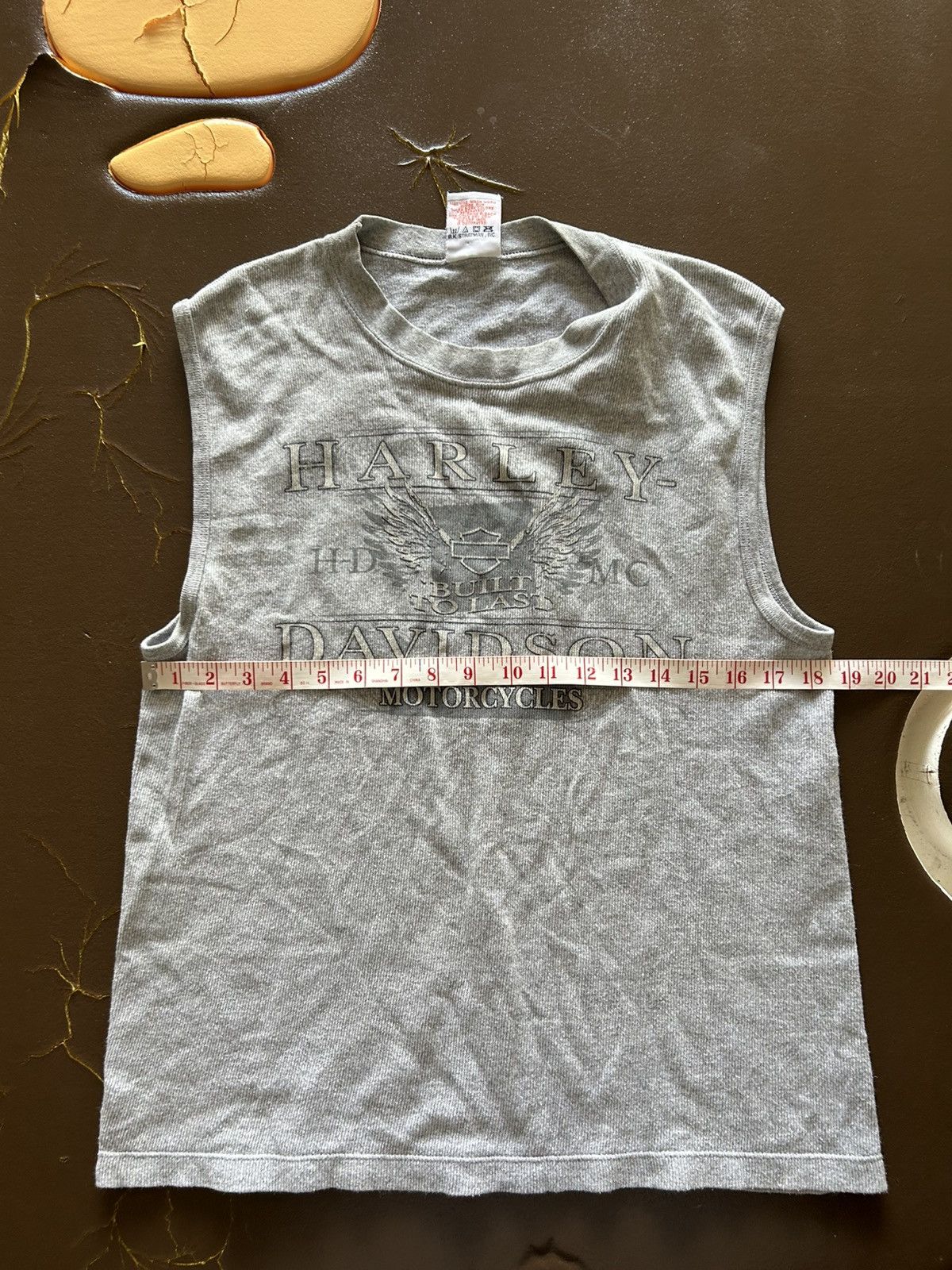 Harley Davidson Vintage Harley Davidson Cotton Cutoff Tank Top Size US M / EU 48-50 / 2 - 7 Thumbnail