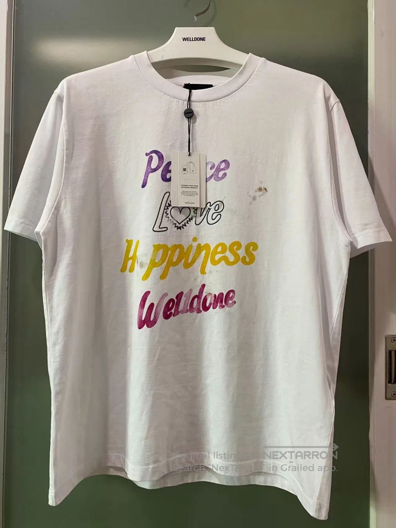 WE11DONE we11done Crew Neck Letter Slim T. Size US L / EU 52-54 / 3 - 1 Thumbnail