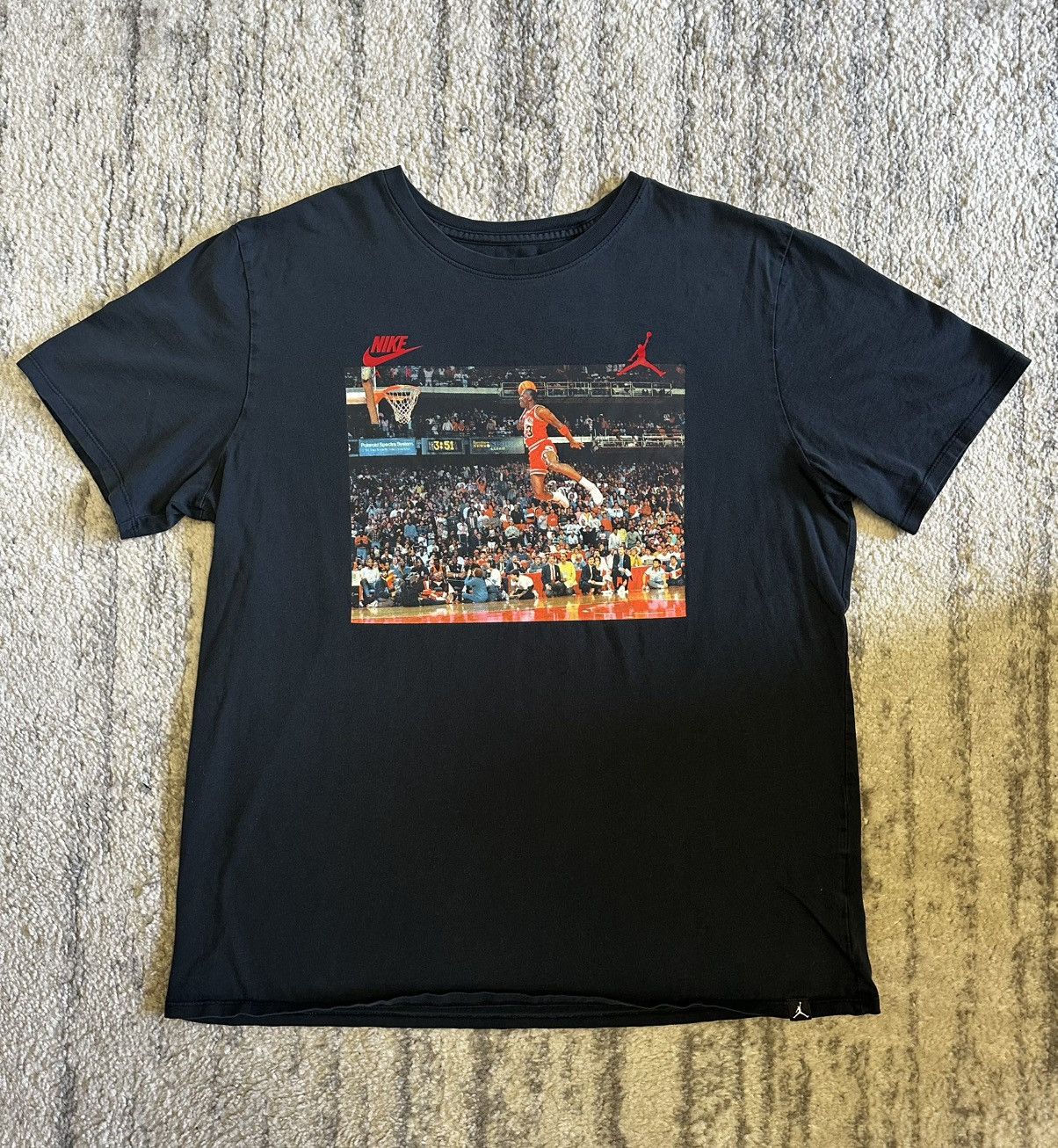 Jordan Brand × Nike Jordan Free Throw Line dunk Tee Black XL Size US XL / EU 56 / 4 - 1 Thumbnail
