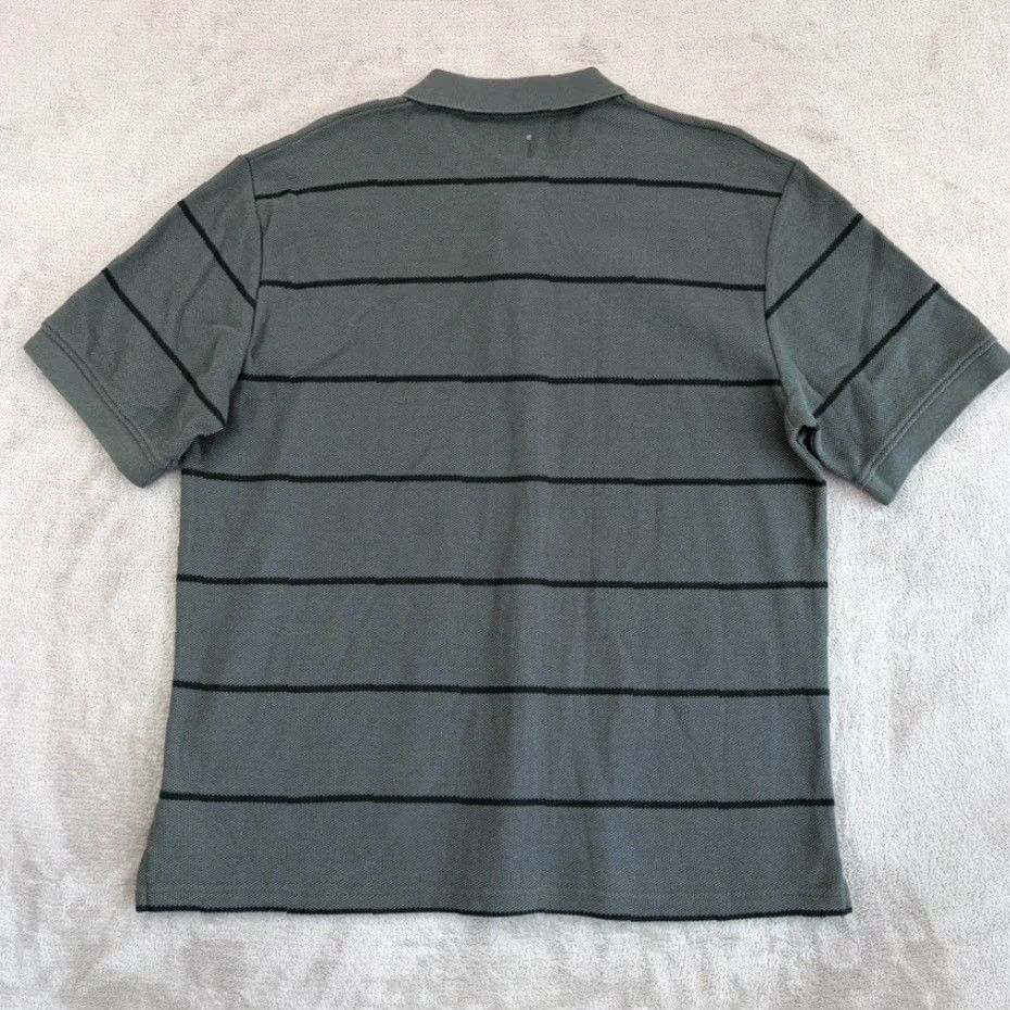 Vintage VINTAGE POLAR Skate Co Polo Shirt Grey Black Striped Men L Polo Shirt Mens Size US L / EU 52-54 / 3 - 3 Thumbnail