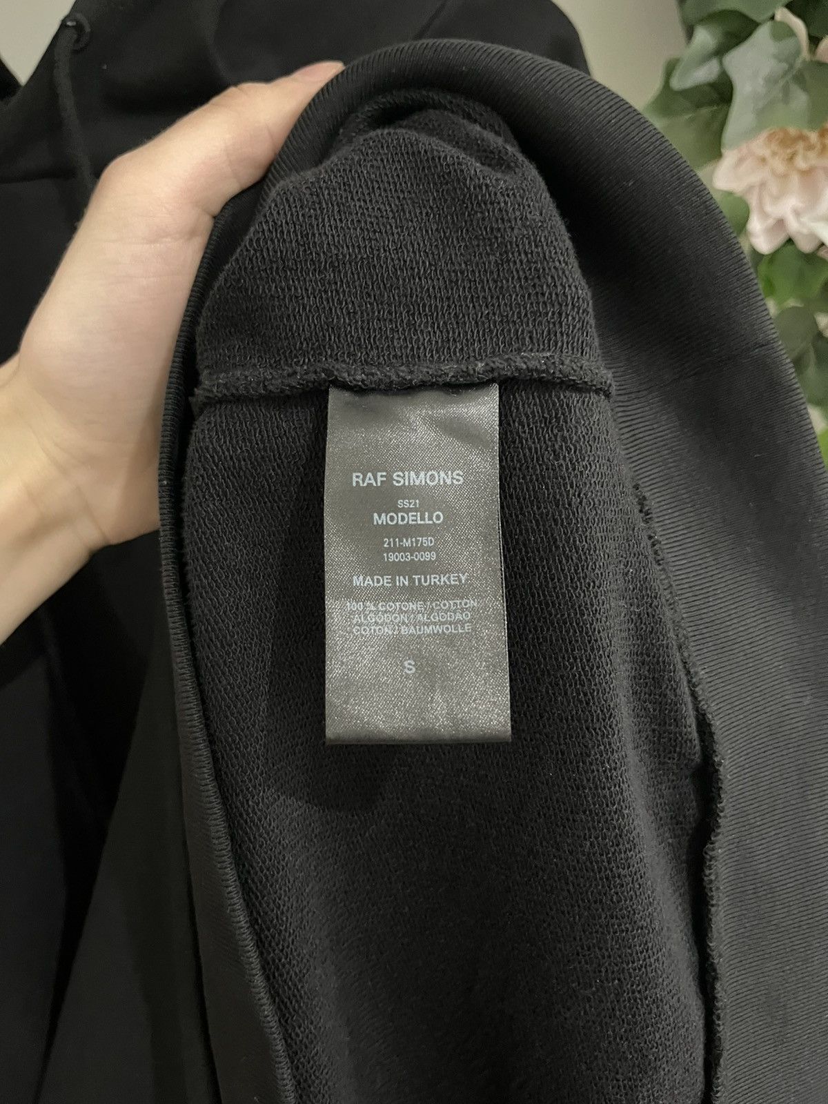 Raf Simons 2021 Raf Simons “Teenage Dream” Hoodie Black Size US S / EU 44-46 / 1 - 7 Thumbnail