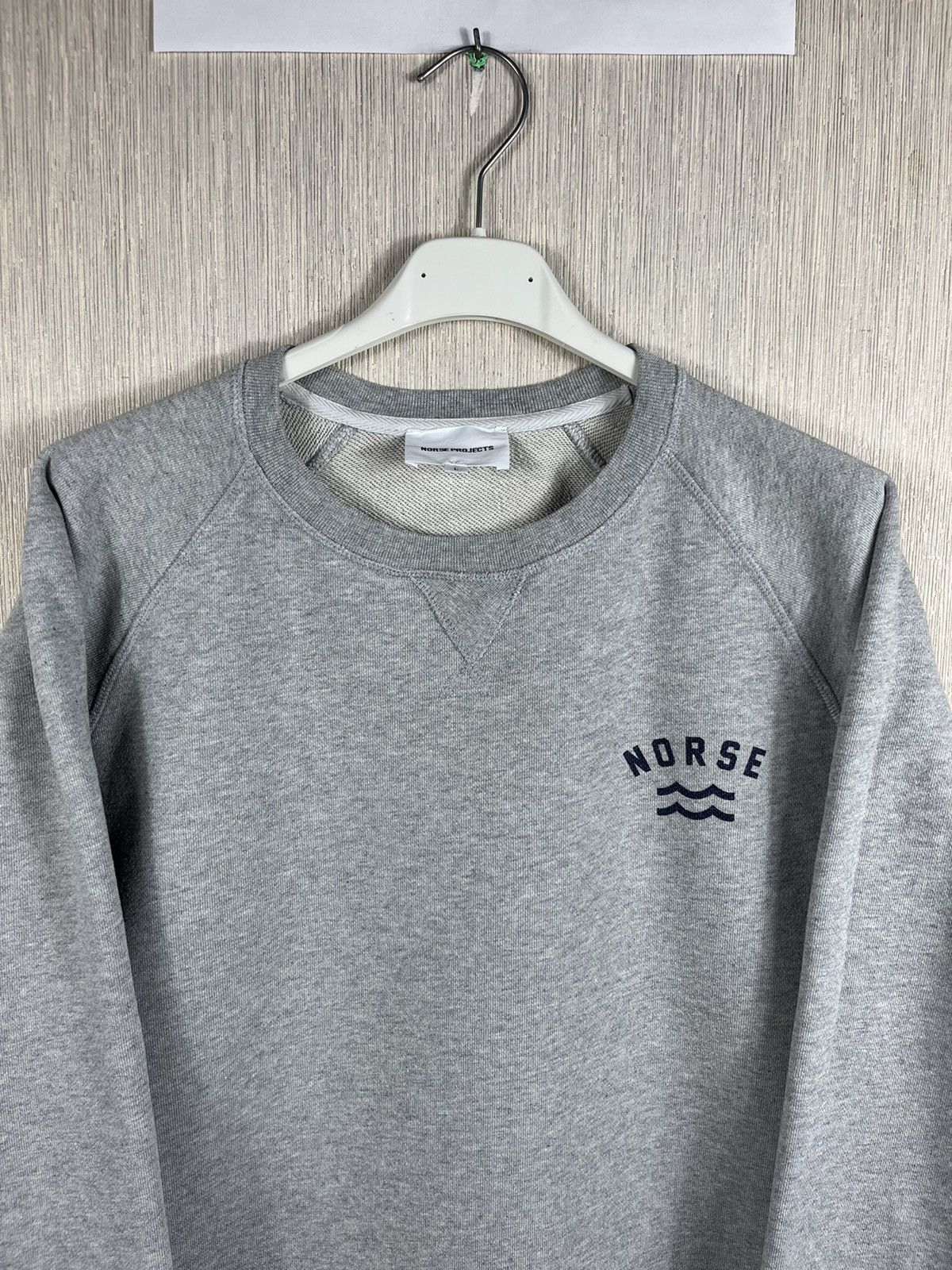 Designer × Norse Projects Norse Projects Ketel Ivy Wave logo sweatshirt crewneck basic Size US L / EU 52-54 / 3 - 6 Thumbnail