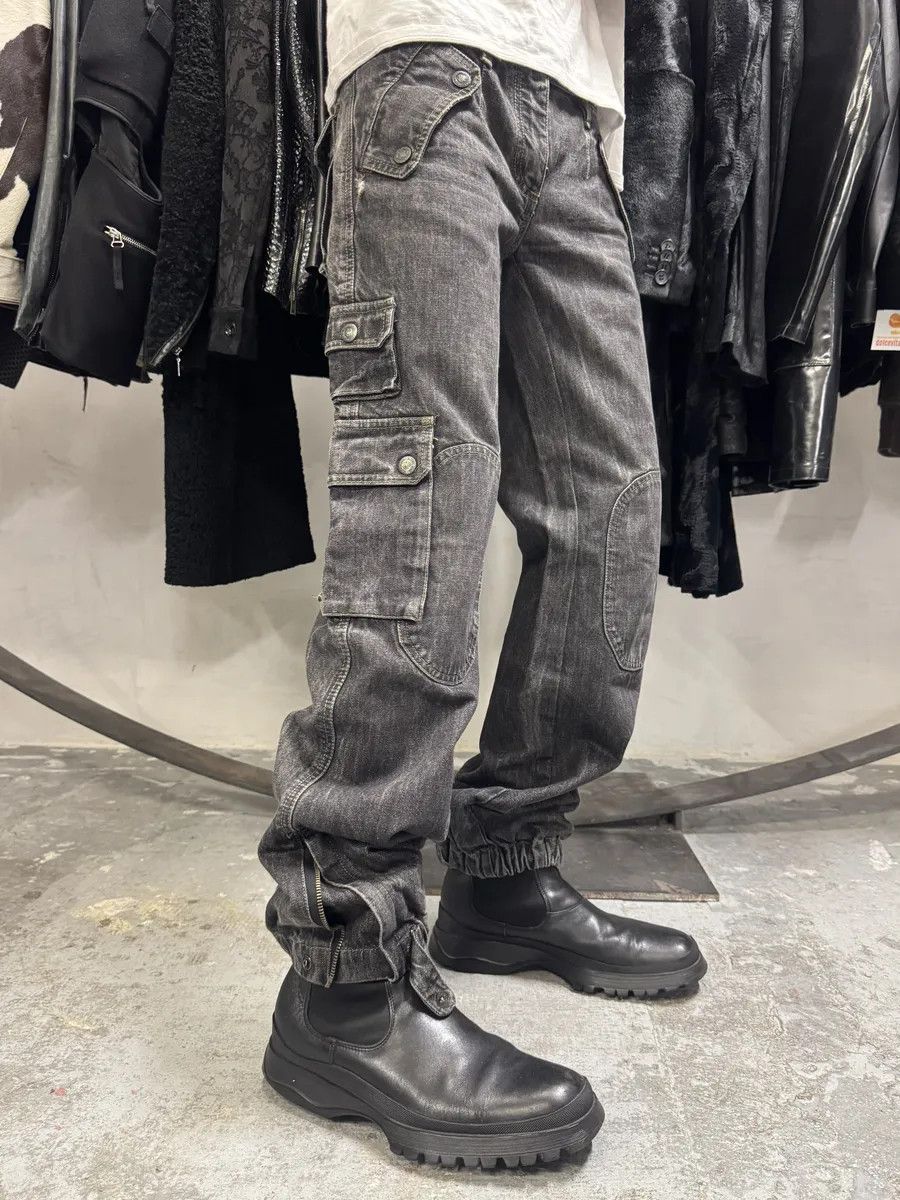 Dolce & Gabbana AW2004 Dolce & Gabbana Multi Pockets Grey Denim Jeans Size US 30 / EU 46 - 1 Thumbnail