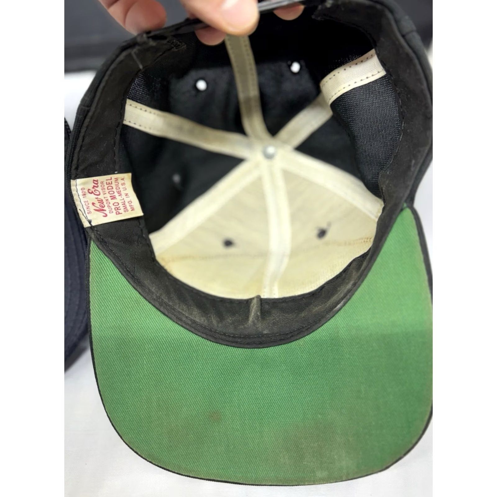 New Era VINTAGE USS Navy Hats – 2 Blue Adjustable OS Snapback Hats JFK CV-67 Henry M Jackson SSBN-730 New Era Men Size ONE SIZE - 6 Thumbnail