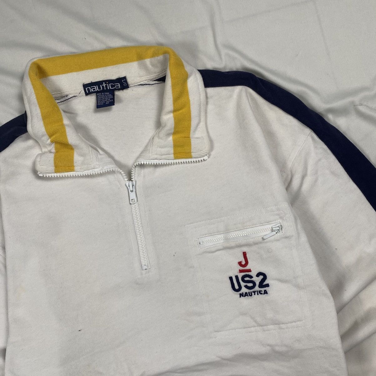 Nautica Vintage y2k Nautica US2 Quarter Zip Size US L / EU 52-54 / 3 - 2 Thumbnail