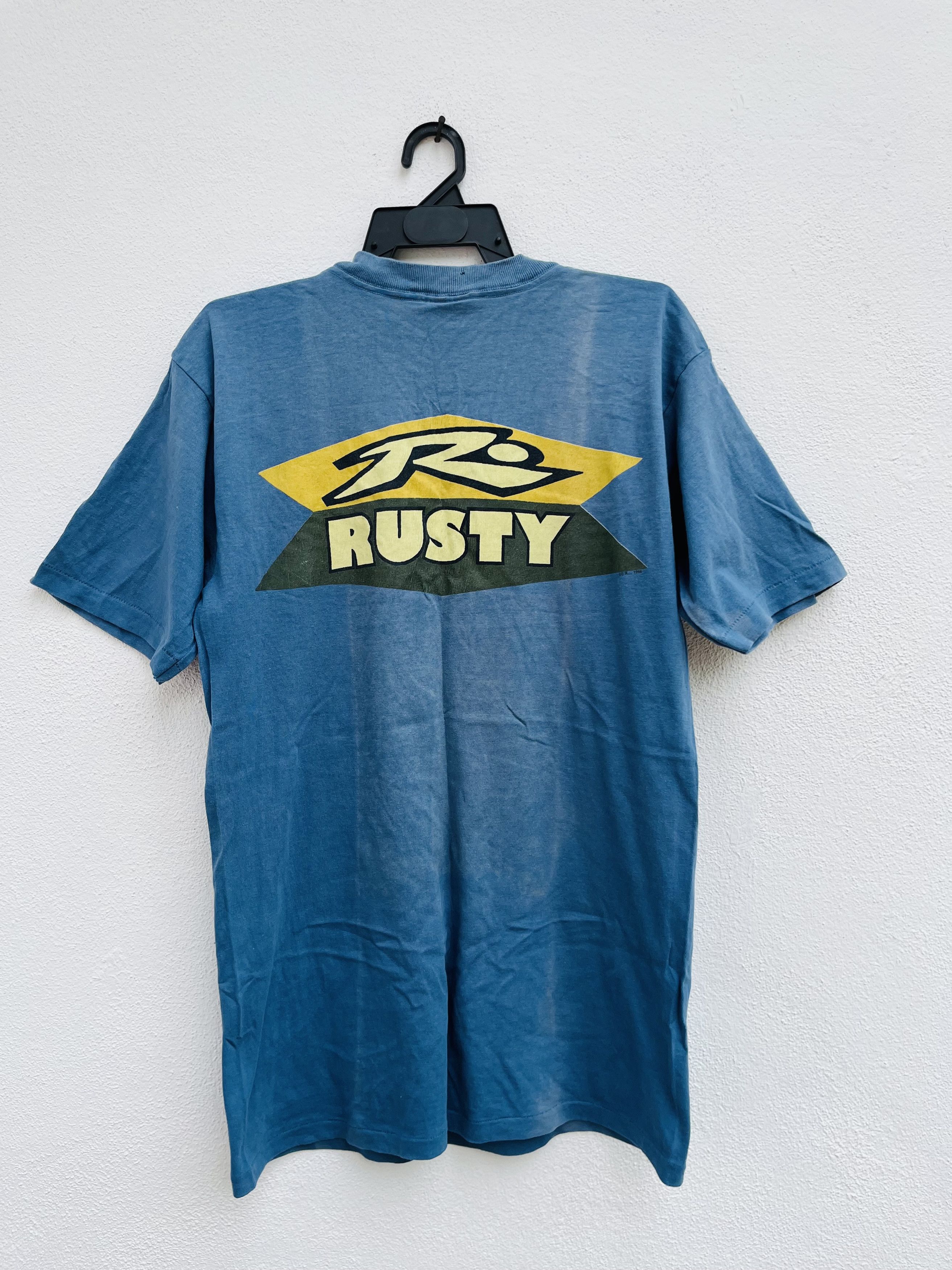 Rusty × Vintage Vintage 90s Rusty Streetwear Fashion Style Shirt Size US M / EU 48-50 / 2 - 1 Thumbnail