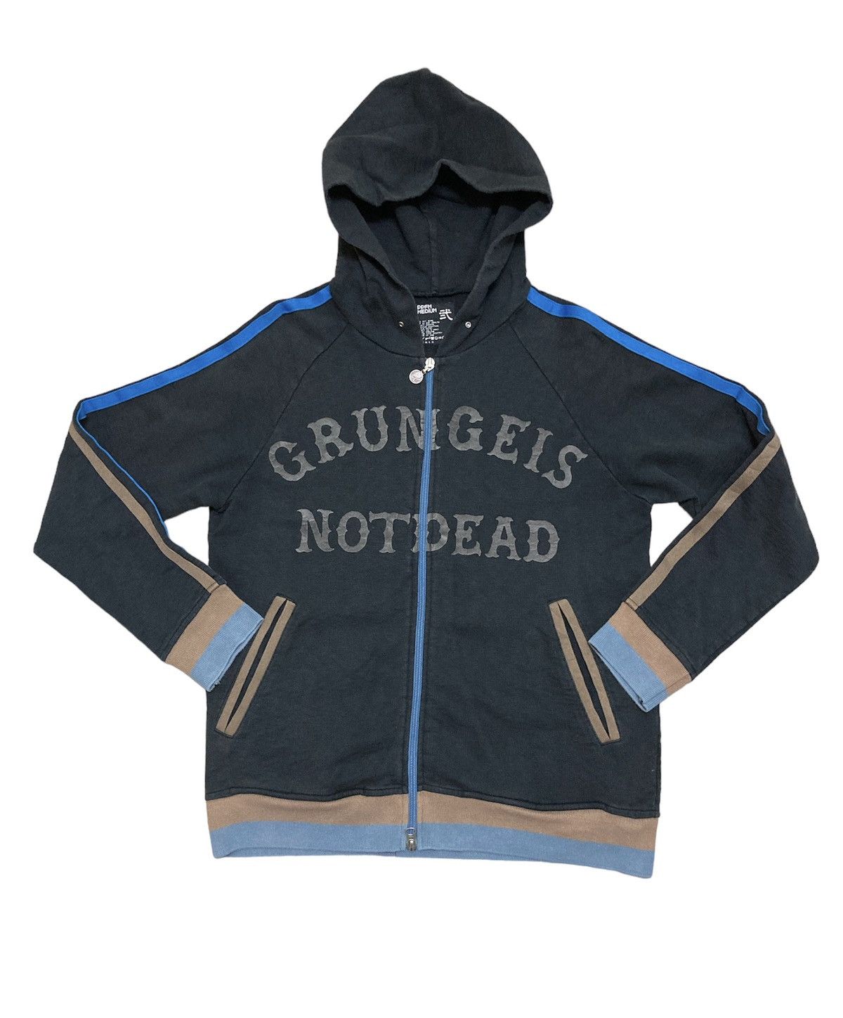 PPFM PPFM “Grunge Is Not Dead” Zipper Hoodie Size US M / EU 48-50 / 2 - 1 Thumbnail
