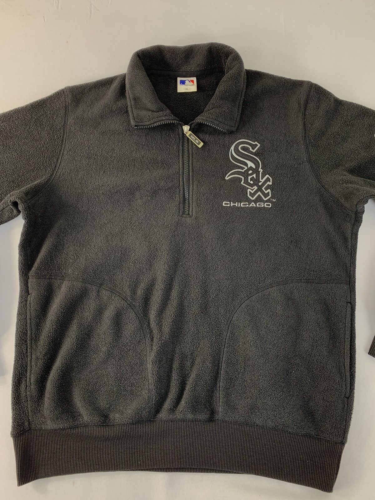 MLB Hype MLB Chicago White Sox Half Zip Fluffy Fleece Jacket Size US XL / EU 56 / 4 - 2 Thumbnail