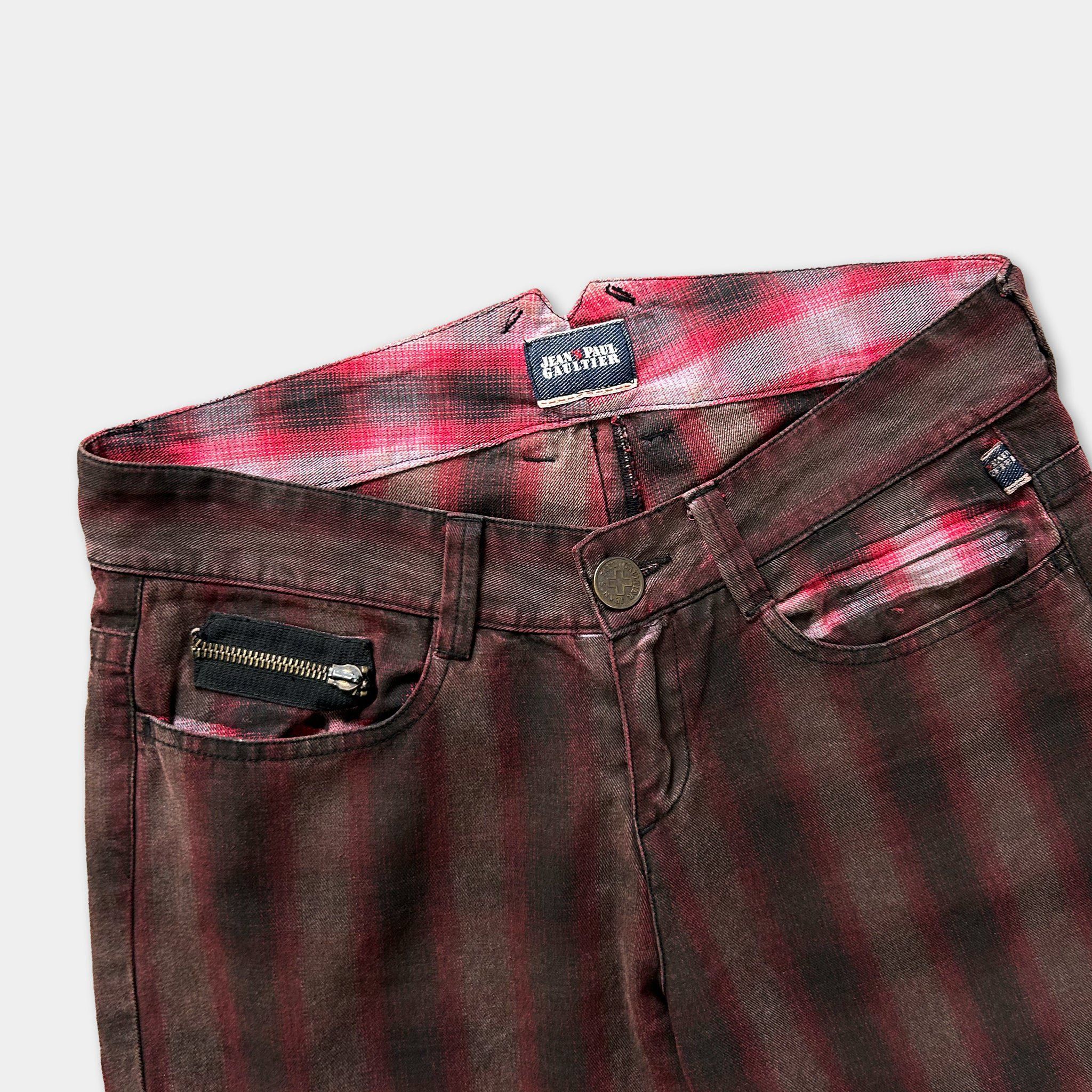 Jean Paul Gaultier Jean Paul Gaultier Red Tartan Shorts Size US 29 - 2 Thumbnail