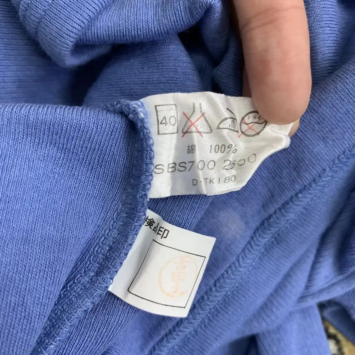 Playboy Vintage PLAYBOY COLLECTION Blue Henley Plain Tee Shirt Top Size US M / EU 48-50 / 2 - 5 Thumbnail