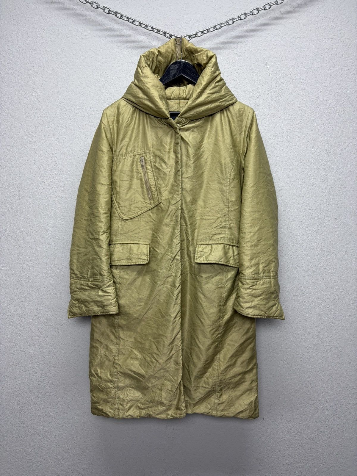 Ermanno Scervino Ermanno Scervino Padded Coat Luxury Minimal Italian Designer Size S / US 4 / IT 40 - 13 Thumbnail