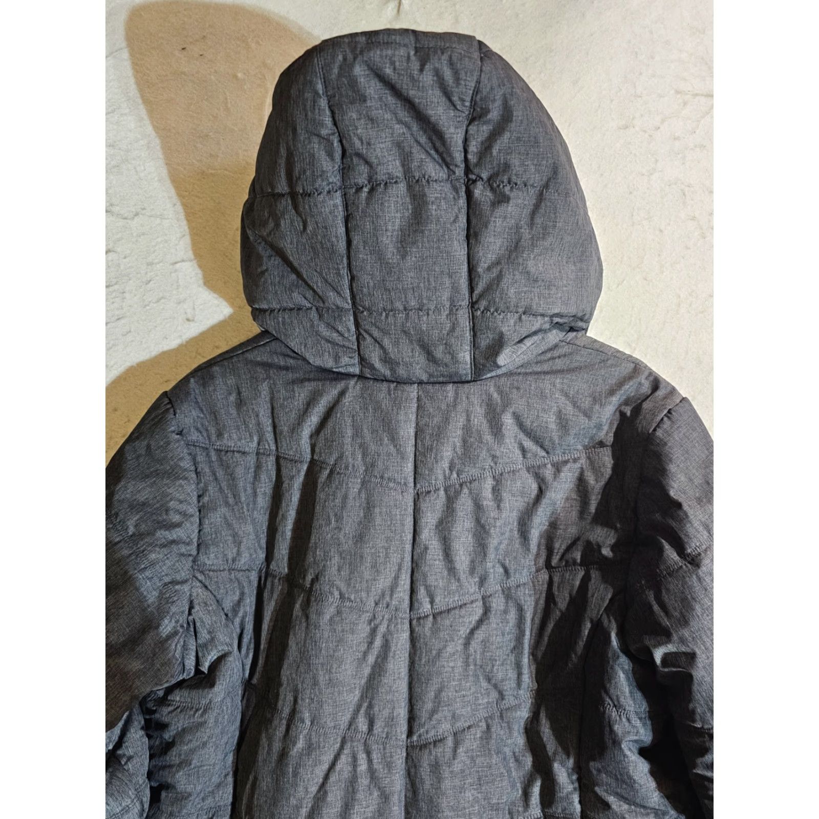 Vintage Columbia Classic Dark Grey Winter Quilted Puffer Jacket Hooded Women's XL Size XL / US 12-14 / IT 48-50 - 7 Thumbnail